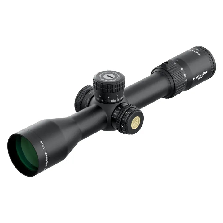 Athlon Helos BTR GEN 2 2-12x42mm FFP Riflescope with AHMR2 Reticle & 30mm Tube - MIL Illuminated for Hunting, Tactical Shooting & Long-Range Precision | Durable Scope for Outdoor Adventures & Competitive Shooting
