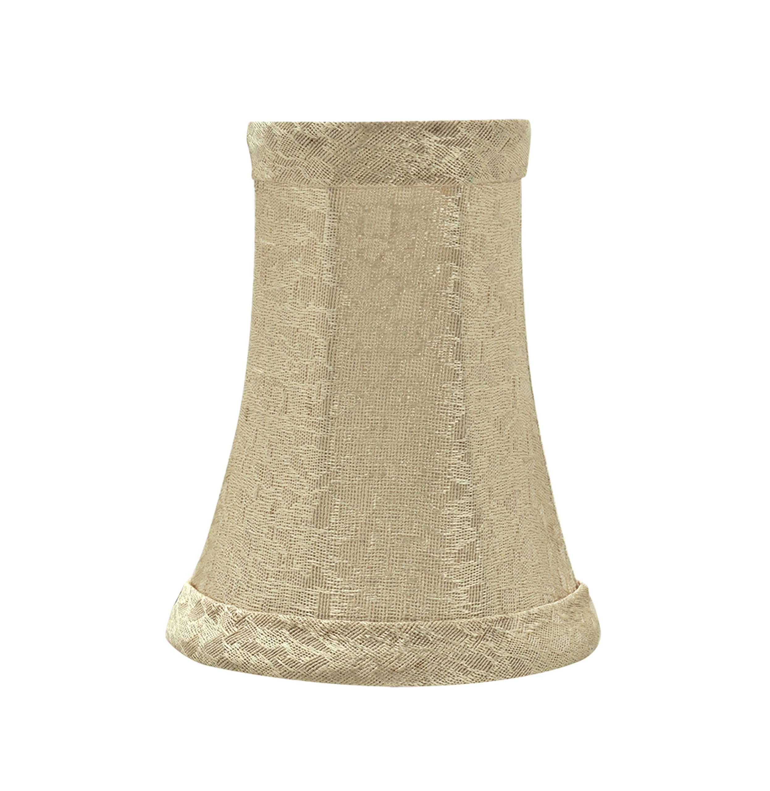 Aspen Creative 30015 Small Bell Shape Chandelier Clip (1 Pack) - Gold Transitional Design, 4