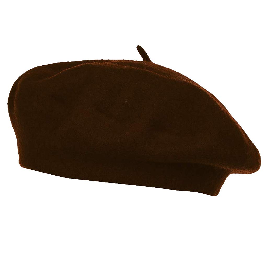 French Style Classic Wool Felt Beret Hat for Women & Girls - Vintage Artist Beanies Cap for Painting, Photography & Fashion Outfits