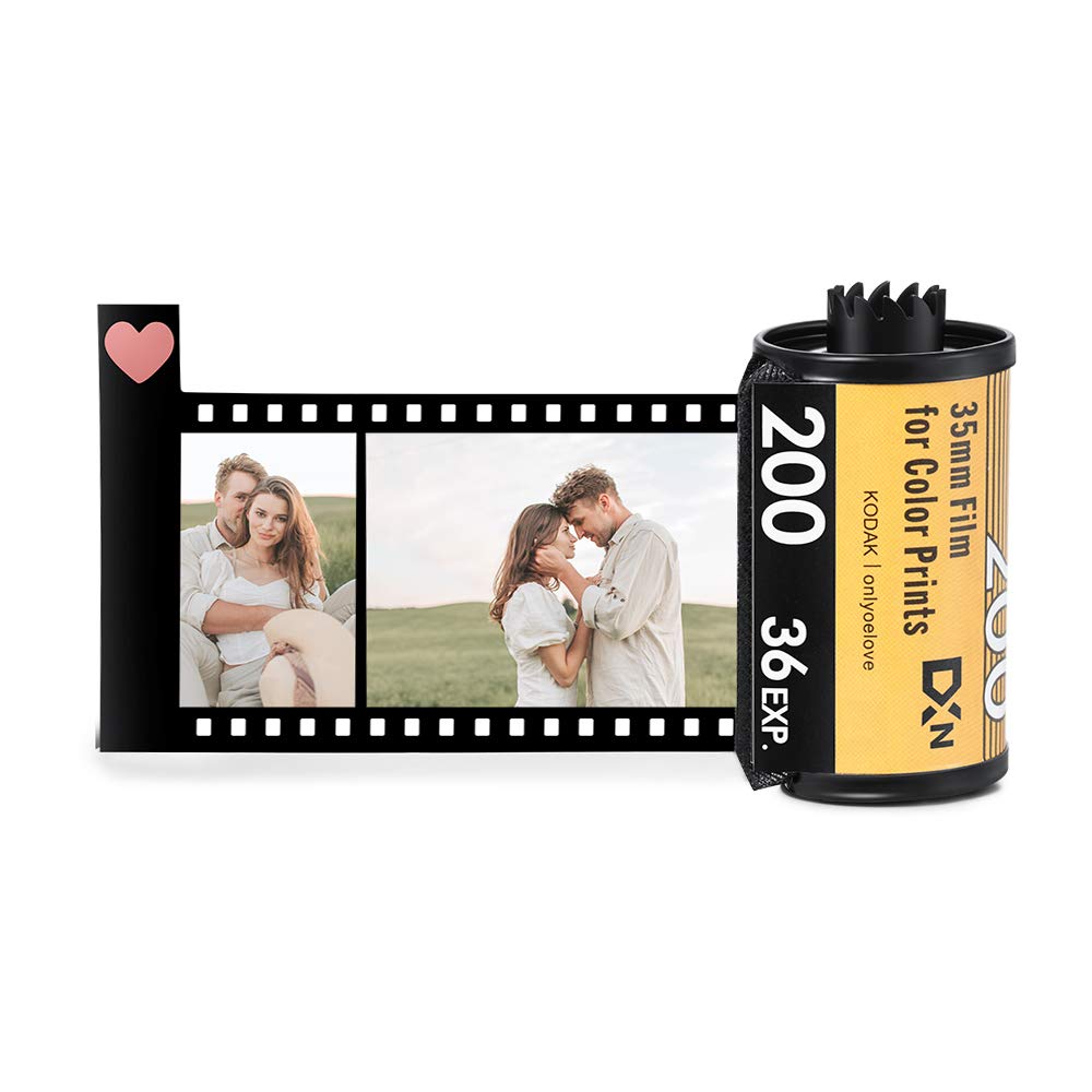 ALBERTBAND Personalized Camera Film Roll Keychain - Custom Photo Keychains for Mothers & Fathers - Unique Gifts for Birthdays, Anniversaries & Special Occasions