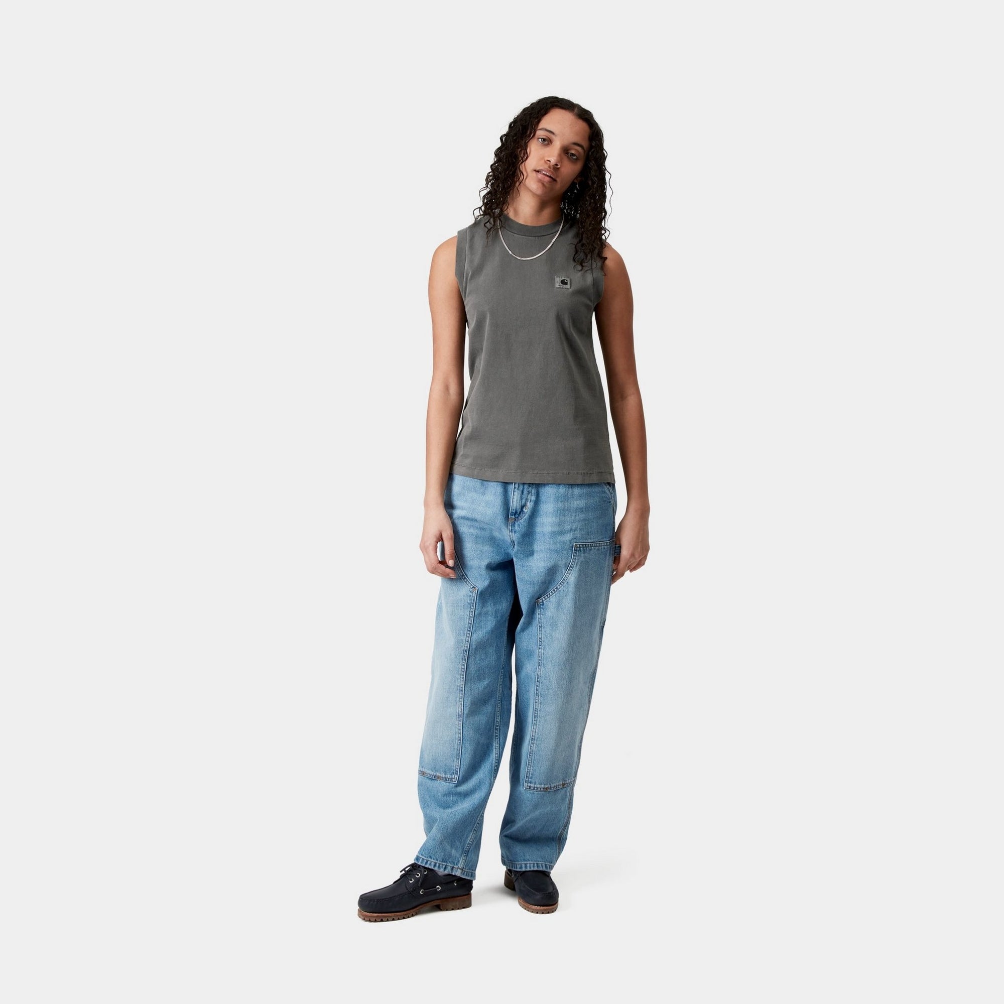 Women's Nelson A Shirt - Comfortable Casual Button Down Top in Graphite | Perfect for Office Wear, Weekend Outings & Layering