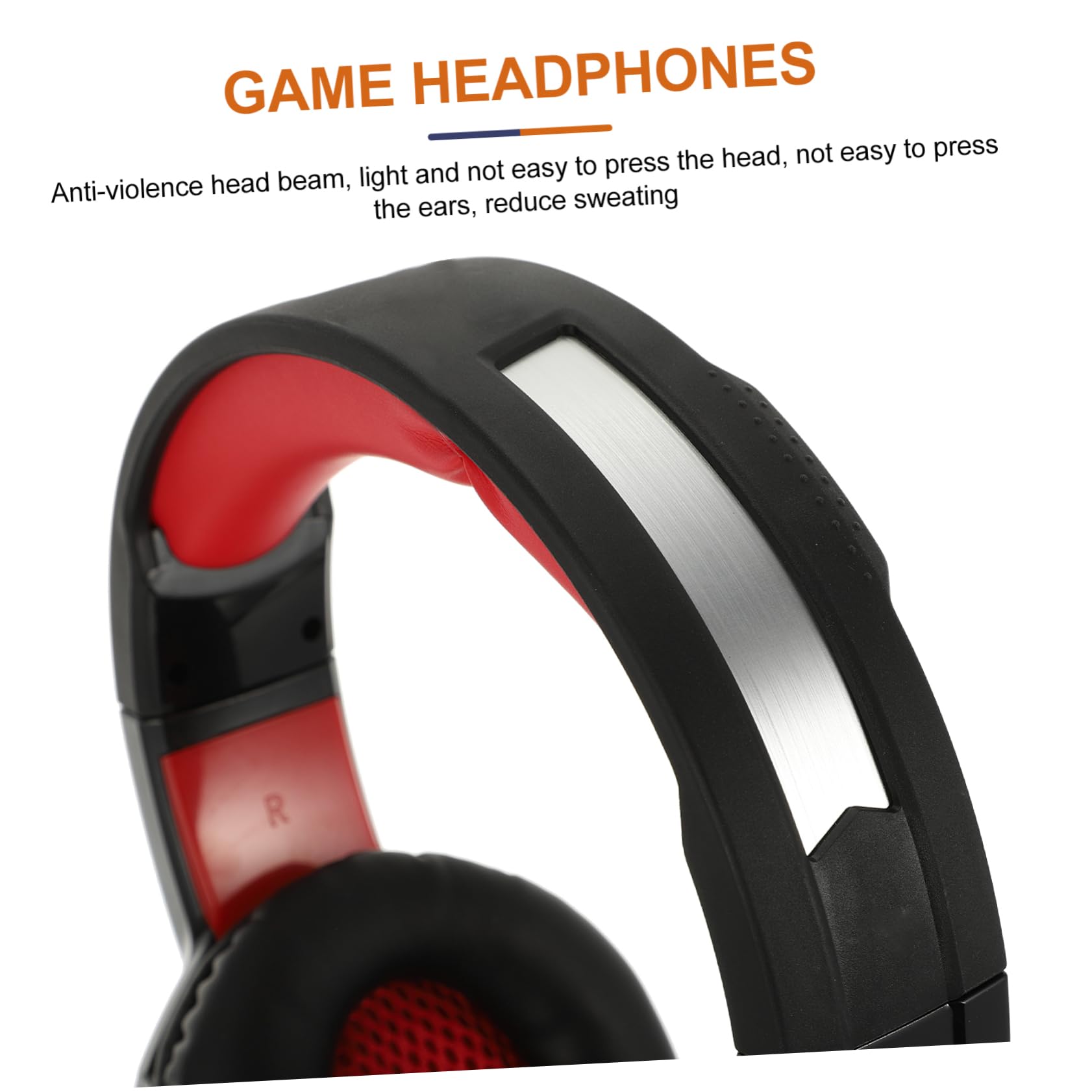 Veemoon Gaming Headset with Noise Cancelling Mic - Lightweight Comfortable Over-Ear Headphones for PC, PS5, Xbox - Perfect for FPS Gaming, Streaming & Online Classes