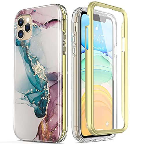 Turquoise Pink Marble