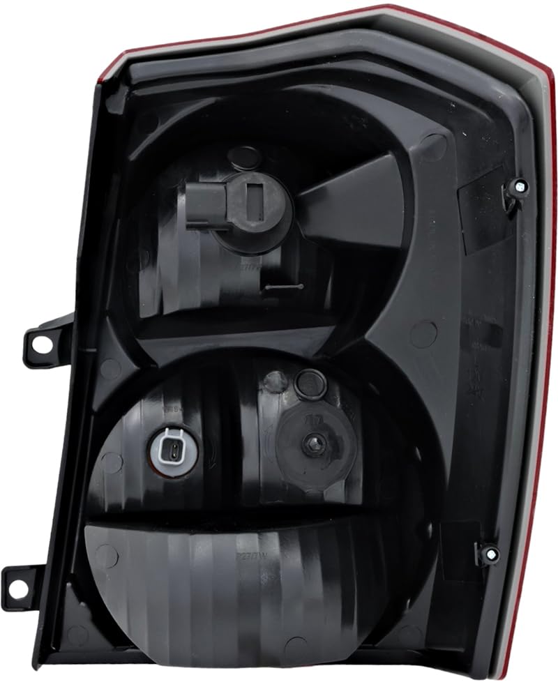 Dodge Caliber Tail Lights Lamps Set - Left & Right Pair for 2008 2009 2010 Models - Perfect for Replacement & Nighttime Driving Safety