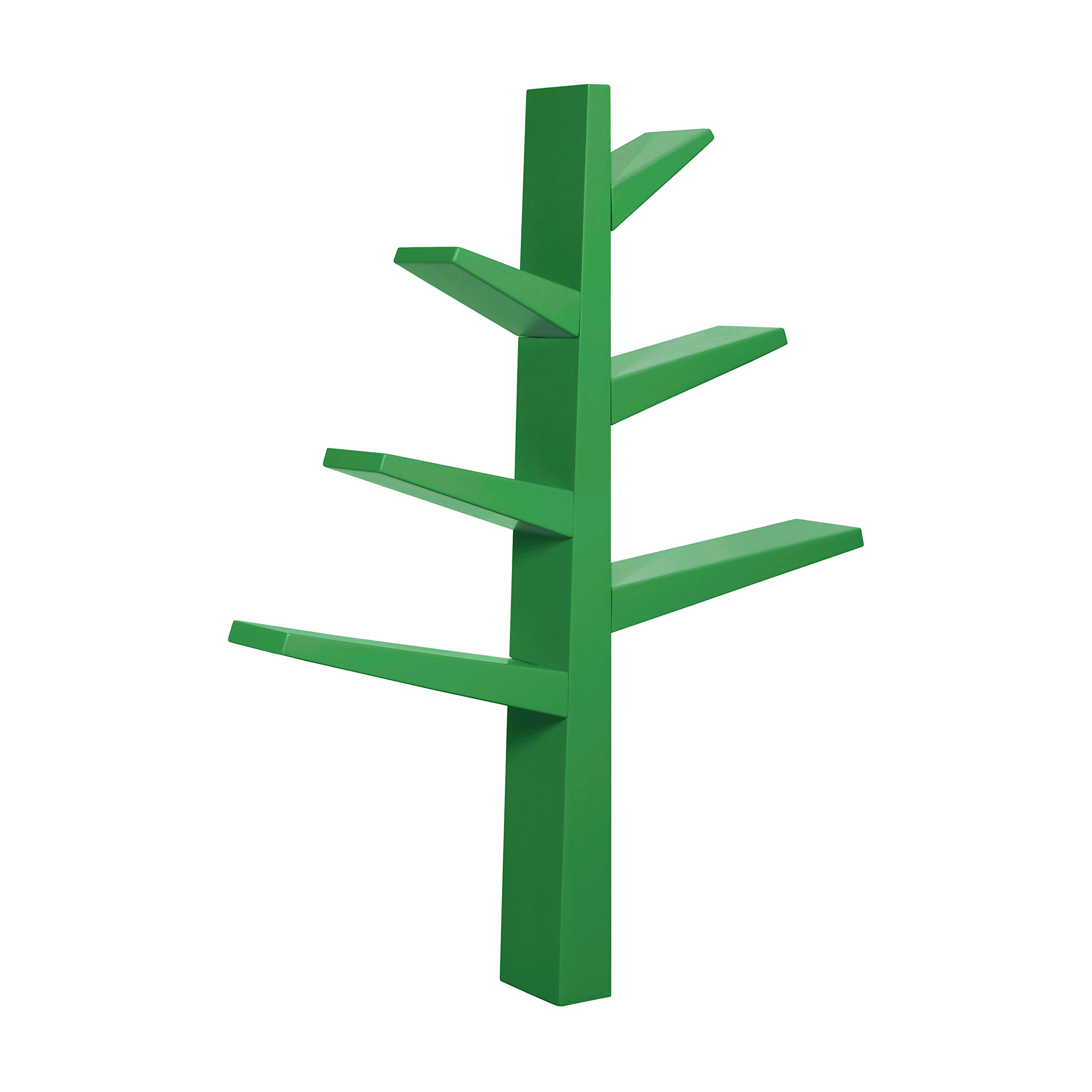 Babyletto Spruce Tree Bookcase - Green Kids Bookshelf for Nursery, Bedroom & Playroom | Eco-Friendly Wooden Storage for Children's Books & Toys