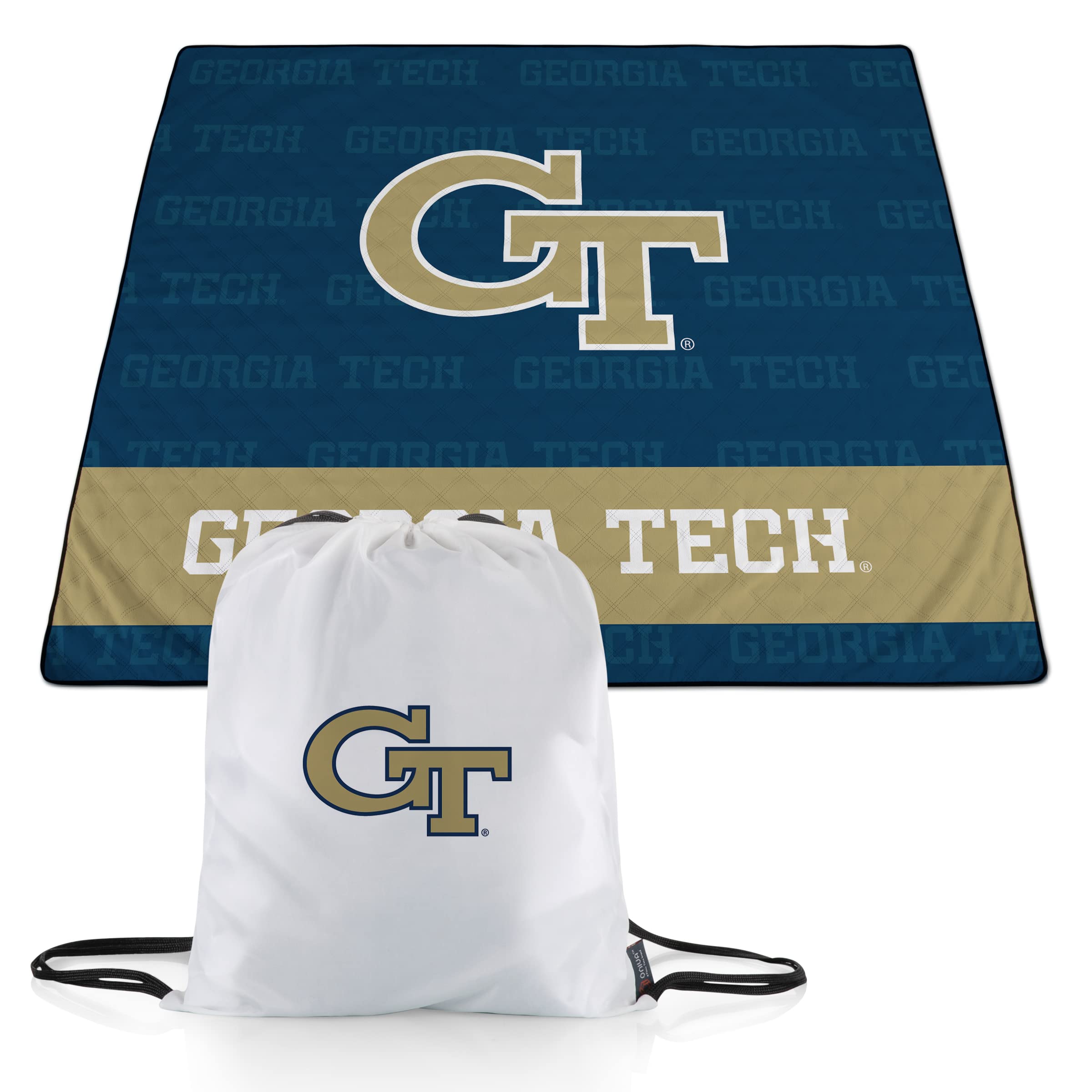 PICNIC TIME NCAA Unisex-Adult Impressa Picnic Blanket - Lightweight Waterproof Beach Blanket for Outdoor Activities, Machine Washable, Perfect for Picnics, Camping, Concerts & Beach Days