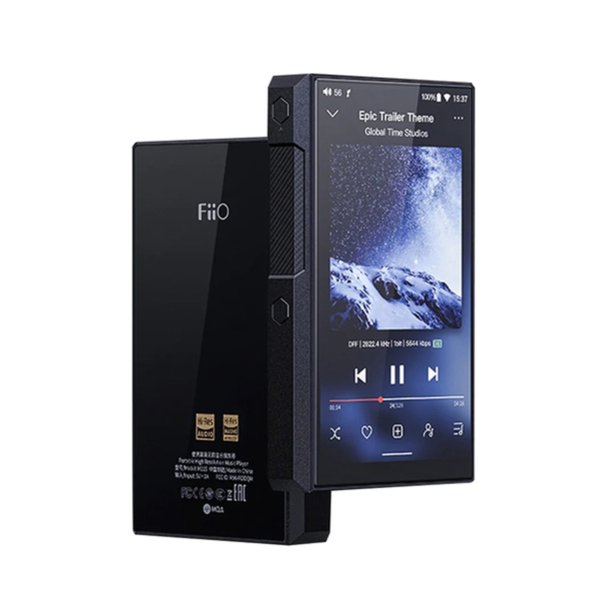 FiiO M11s Hi-Res Digital Audio Player - Portable Lossless Music Player with Dual ES9038Q2M DAC, 5.0 Bluetooth, WiFi Streaming - Perfect for Audiophiles & Music Lovers On-The-Go