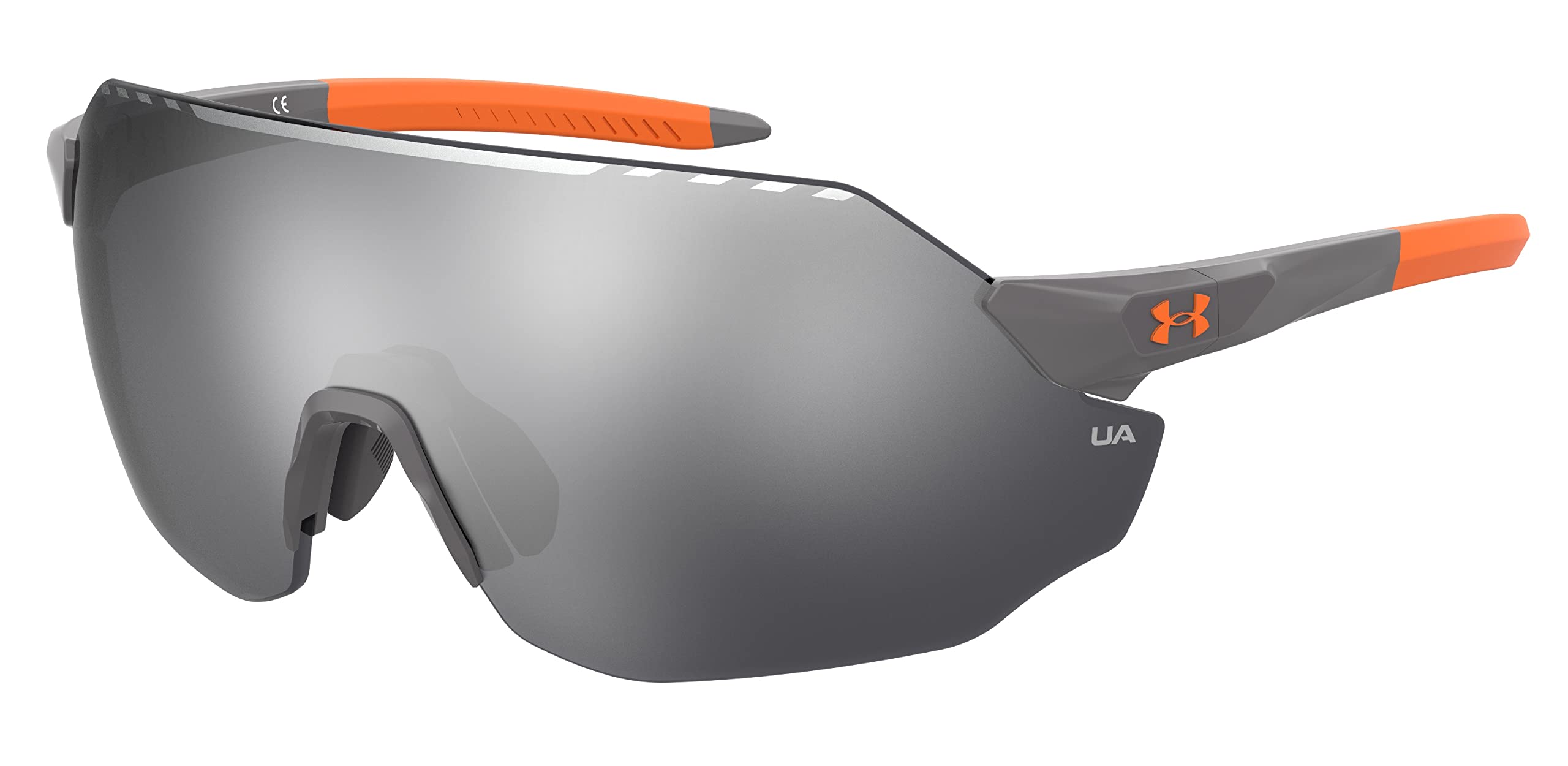 Under Armour Adult Halftime Shield Sunglasses - UV Protection Polarized Sports Sunglasses for Running, Cycling & Outdoor Activities