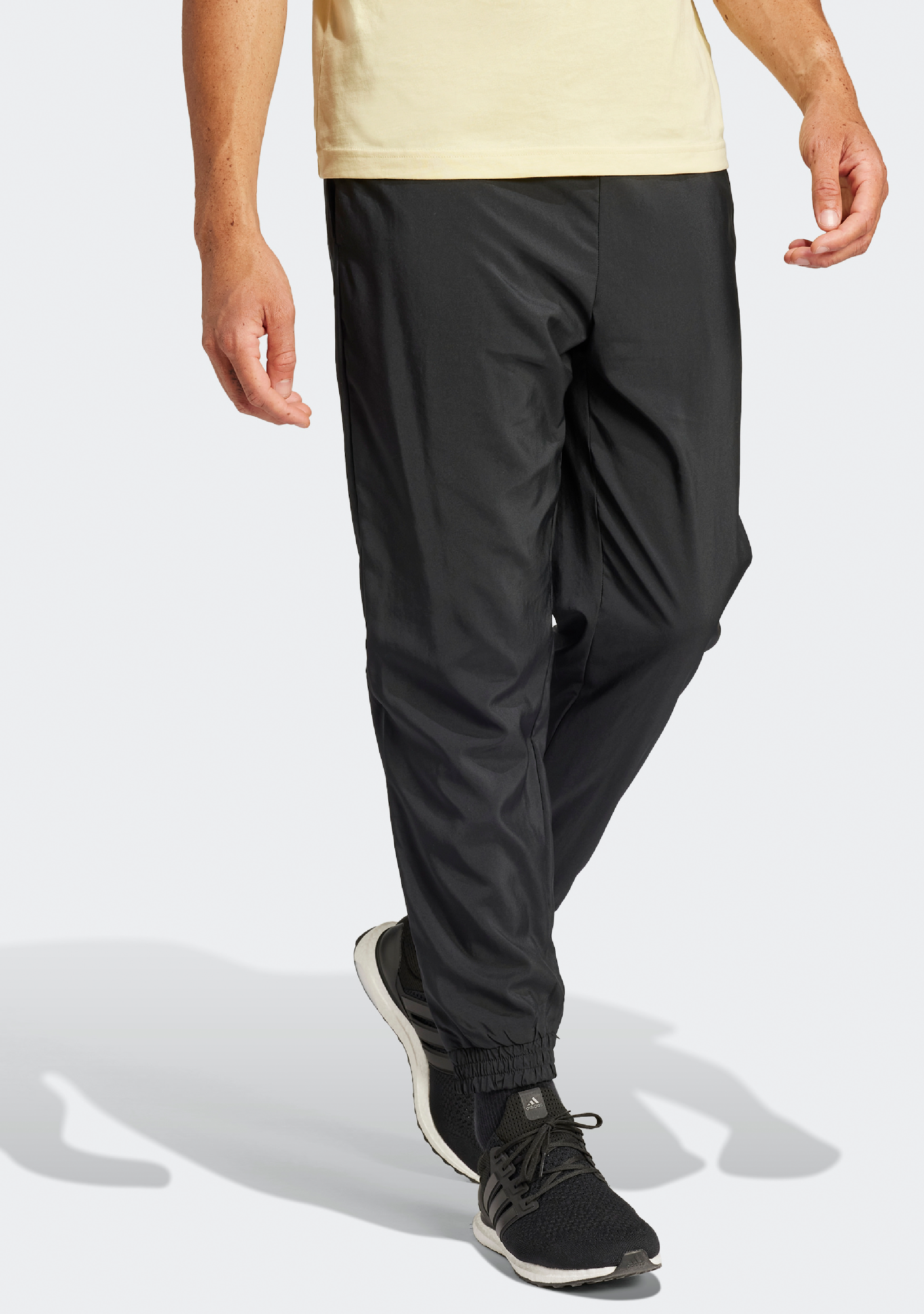 Adidas Men's Essentials Small Logo Stanford Tracksuit Pants - Comfortable Athletic Joggers for Gym, Running & Casual Wear