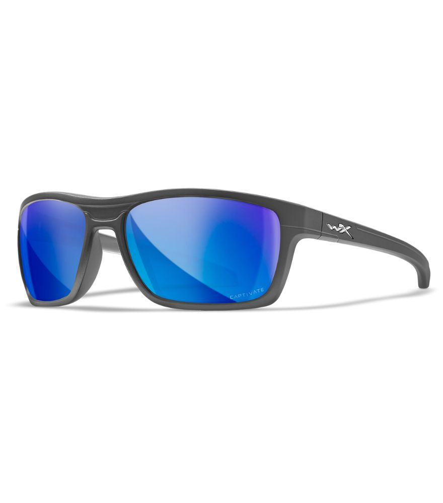 Wiley X Kingpin Polarized Sunglasses for Men & Women - UV Protection, Anti-Glare, Durable & Lightweight - Perfect for Driving, Fishing, and Outdoor Sports