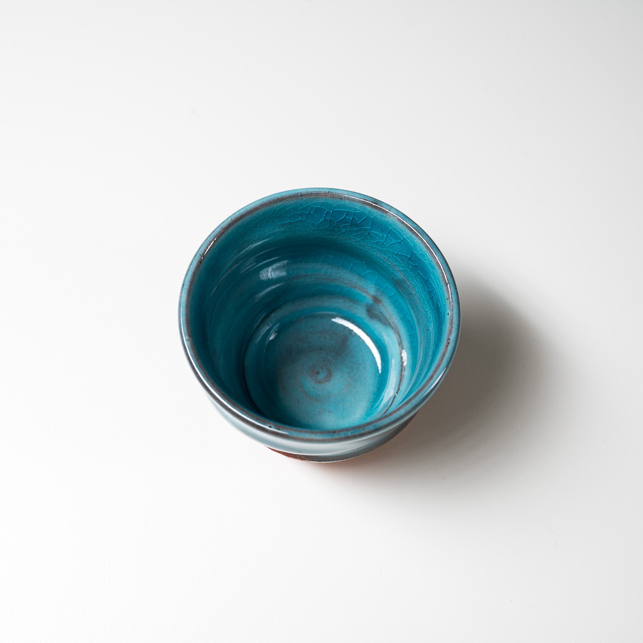 NINSHU Sake Cup Set - Handcrafted Japanese Ceramic Teacups in Souku Blue (Sky Blue) - Perfect for Sake, Tea, and Small Desserts
