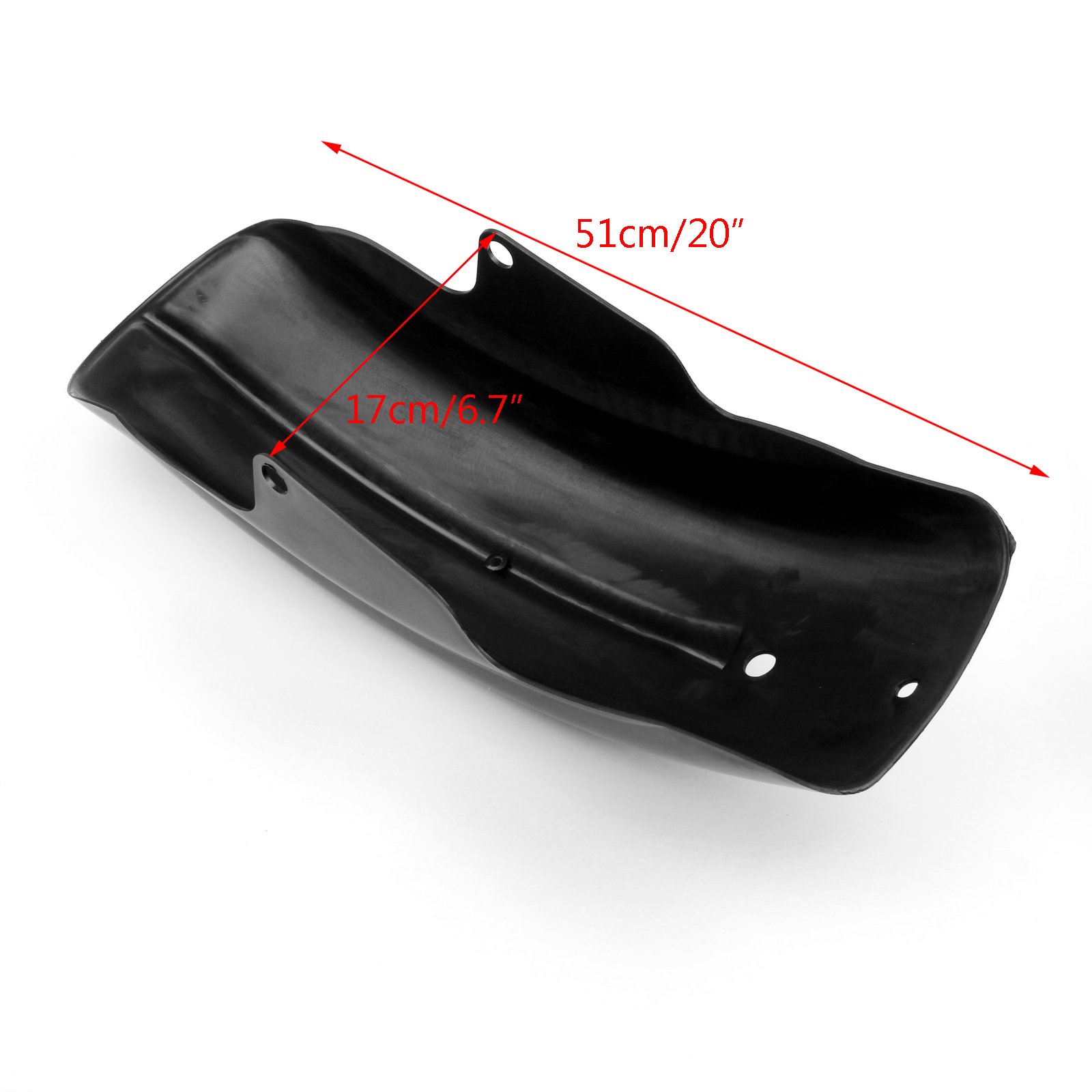 Artudatech Rear Fender Mudguard for Harley Sportster Bobber Chopper Cafe Racer 1994-2003 | ABS Plastic Solo Seat Fender | Perfect for Custom Bike Builds & Rain Protection