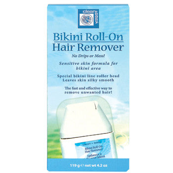 CLEAN & EASY BIKINI ROLL-ON HAIR REMOVER 4.2 OZ - Painless Hair Removal for Smooth Skin | Perfect for Bikini Line, Underarms & Sensitive Areas