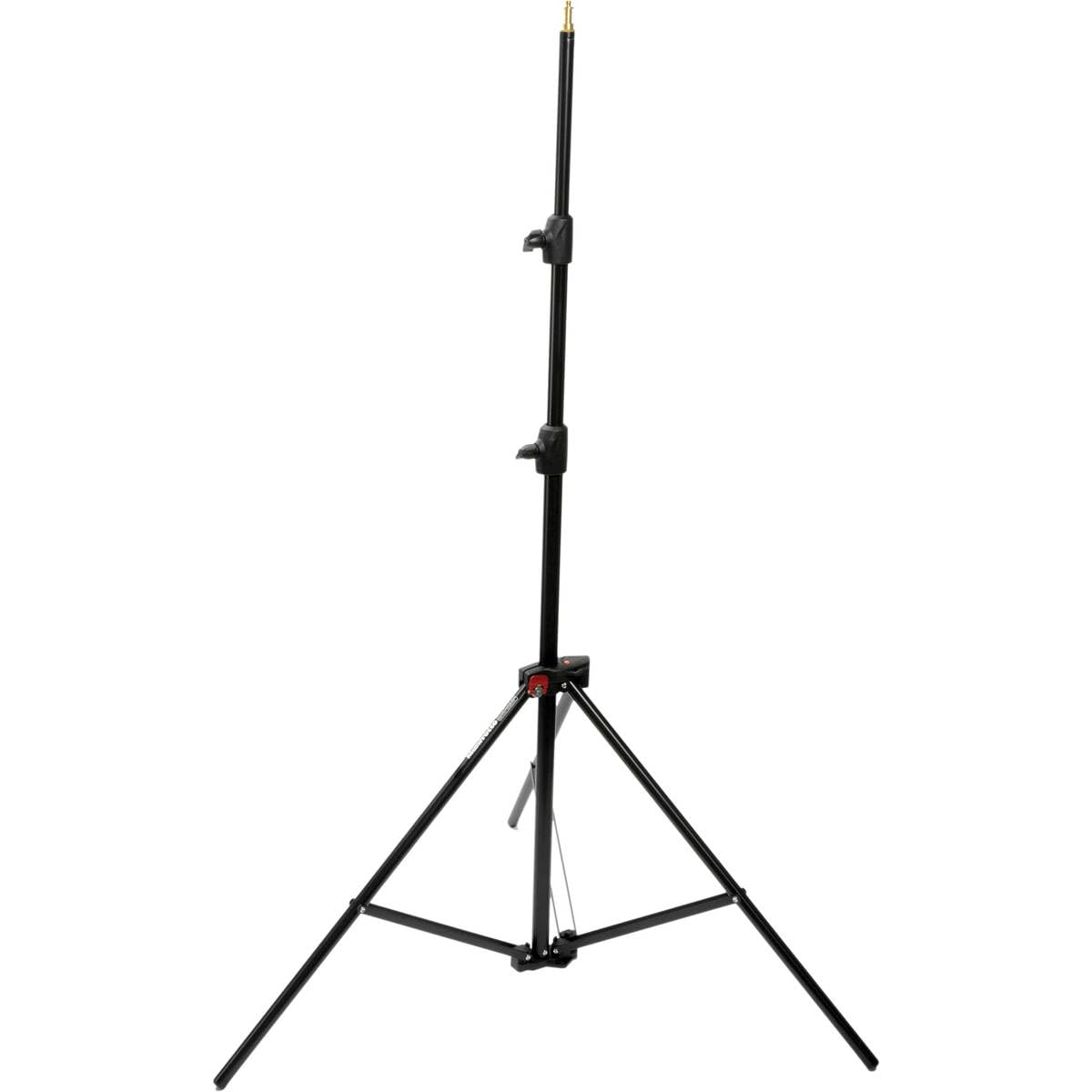 Manfrotto 1052BAC 93-Inch Aluminum Tripod Stand with 3-Section Air Cushioned Legs & 2 Risers - Compact Lightweight Support for Photography, Videography & Live Streaming