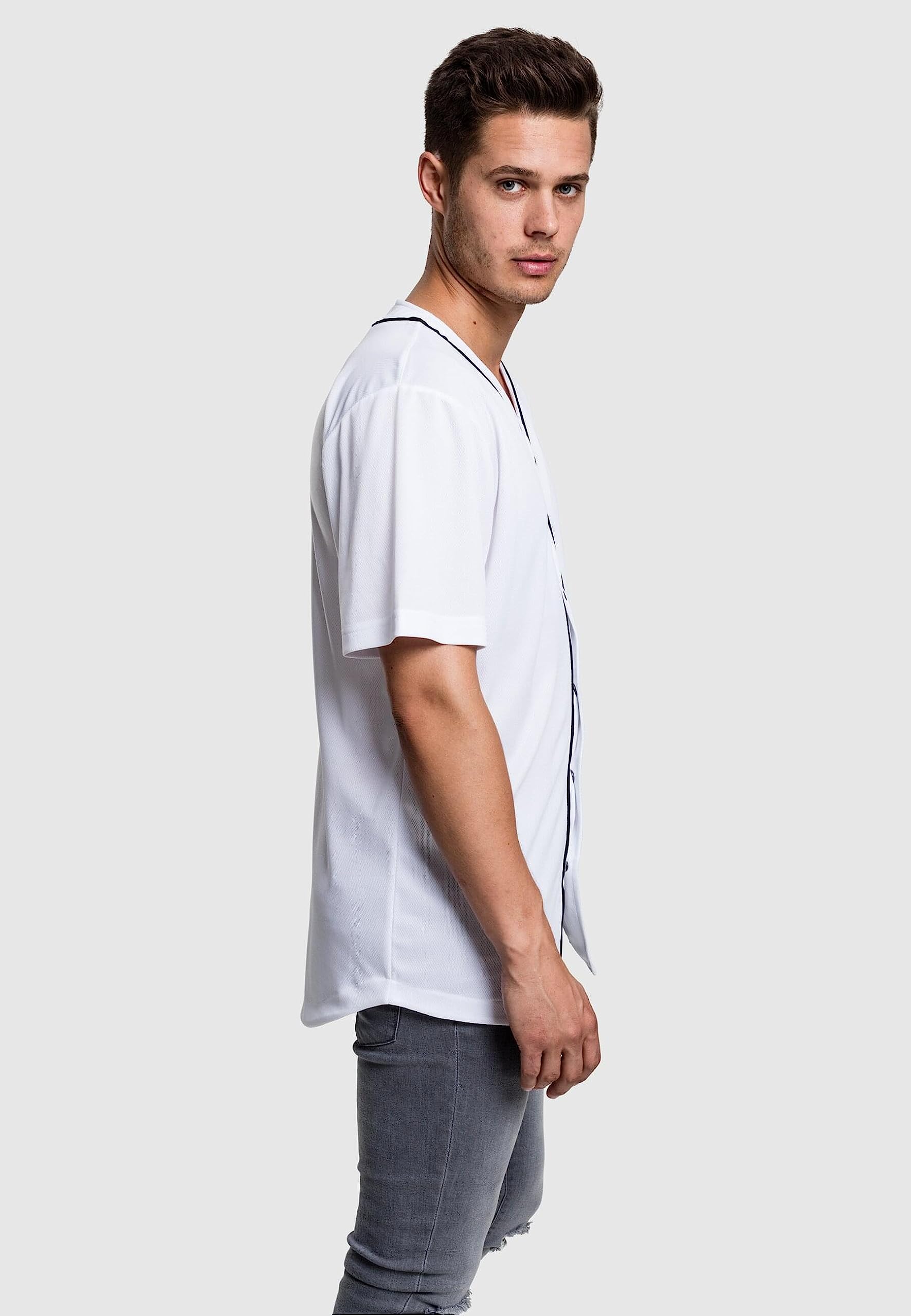 MAG Urban Classics Baseball Mesh Jersey - Breathable & Lightweight Baseball Shirt for Men - Perfect for Games, Practice & Casual Wear