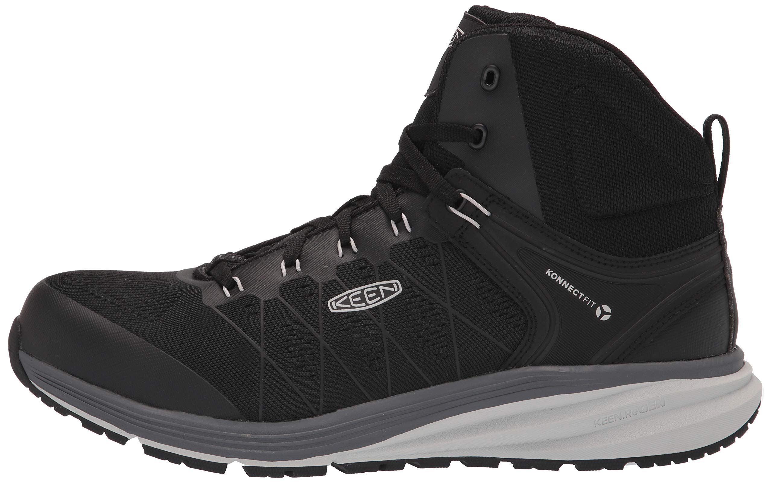 KEEN Utility Men's Vista Energy Mid Height Composite Toe Work Boot - Durable Safety Shoes for Construction, Hiking & Outdoor Work