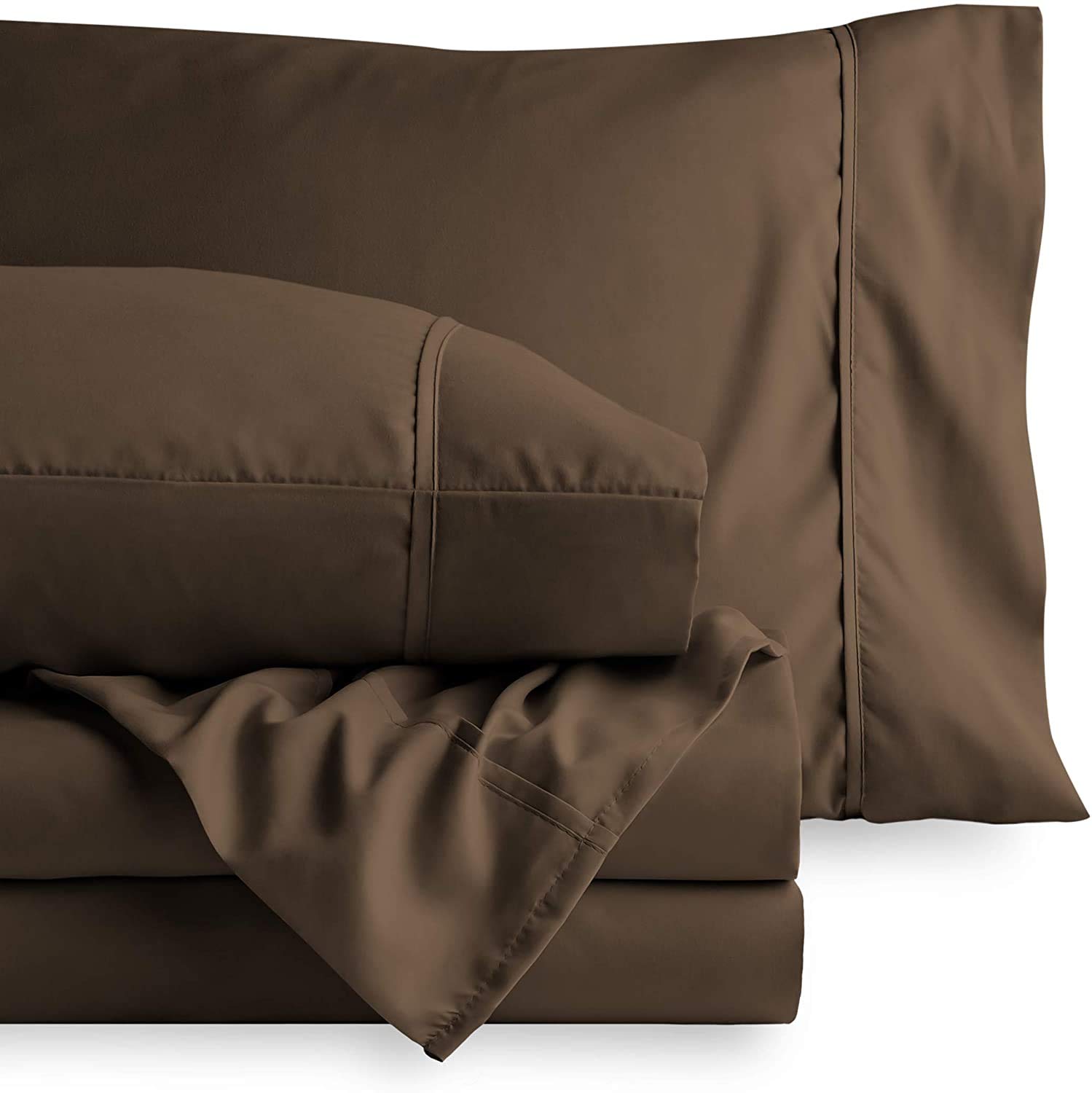 400 Thread Count Percale Cotton Sheet Set for Queen Size Bed - Breathable & Crisp, Deep Pocket 16
