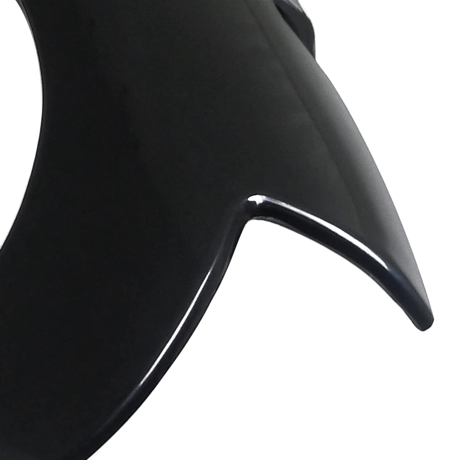 Spec-D Tuning Black Headlight Covers & Eyelid Bezels for 2005-2010 Chrysler 300C - Upgrade Style & Protection for Night Driving & Car Shows