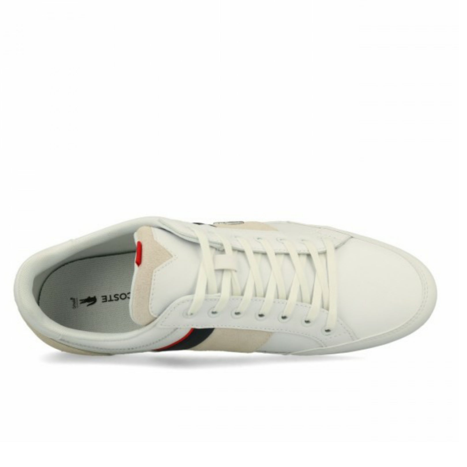 Lacoste Men's 2 CMA Sneakers in White & Navy - Casual Comfort Shoes for Walking, Running & Everyday Wear