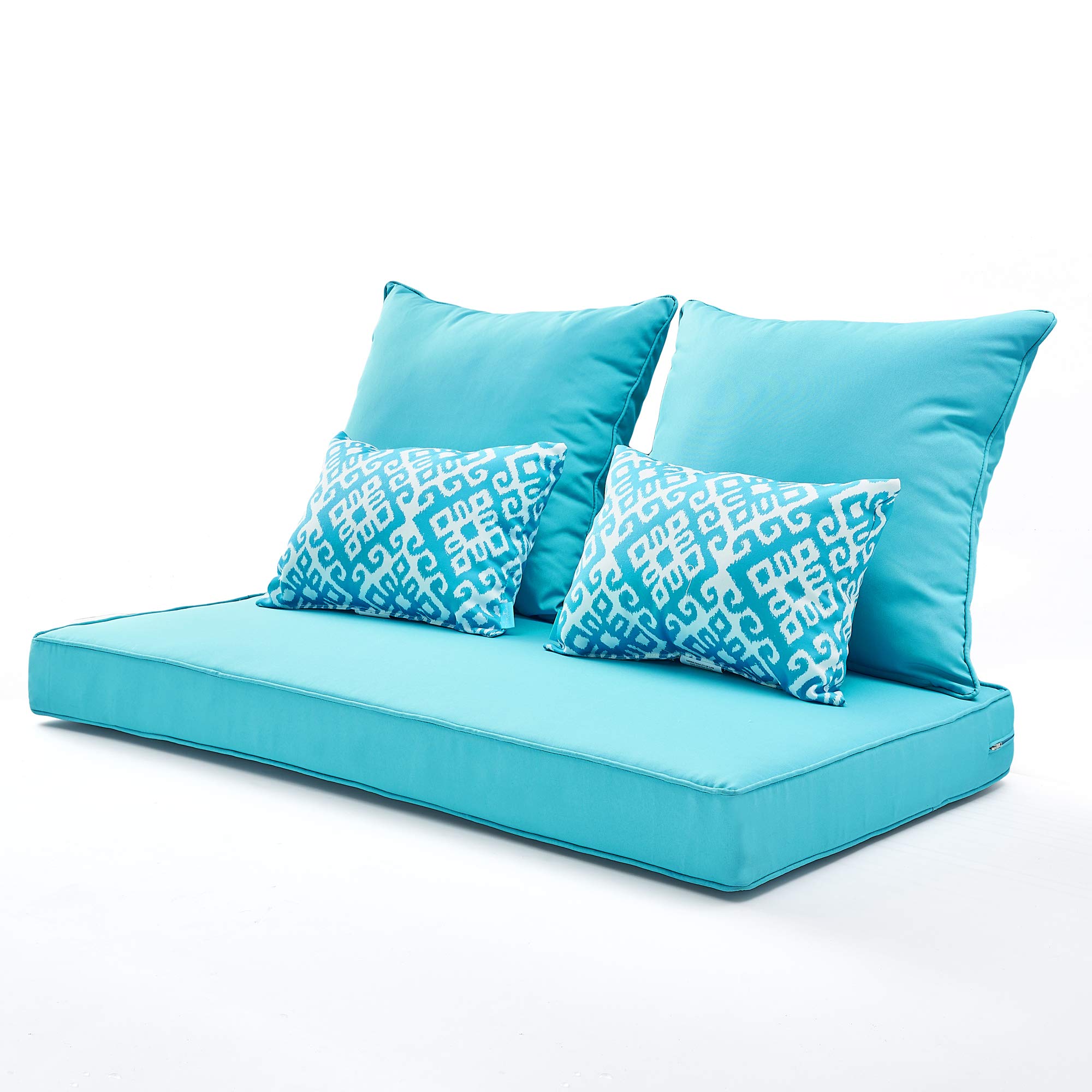 **ARTPLAN All-Weather Deep Seating Loveseat Cushions Set of 5 – Waterproof Outdoor Patio Furniture Cushions for Sofa, Chair, and Lounge – Perfect for Backyard, Deck, and Poolside Relaxation**