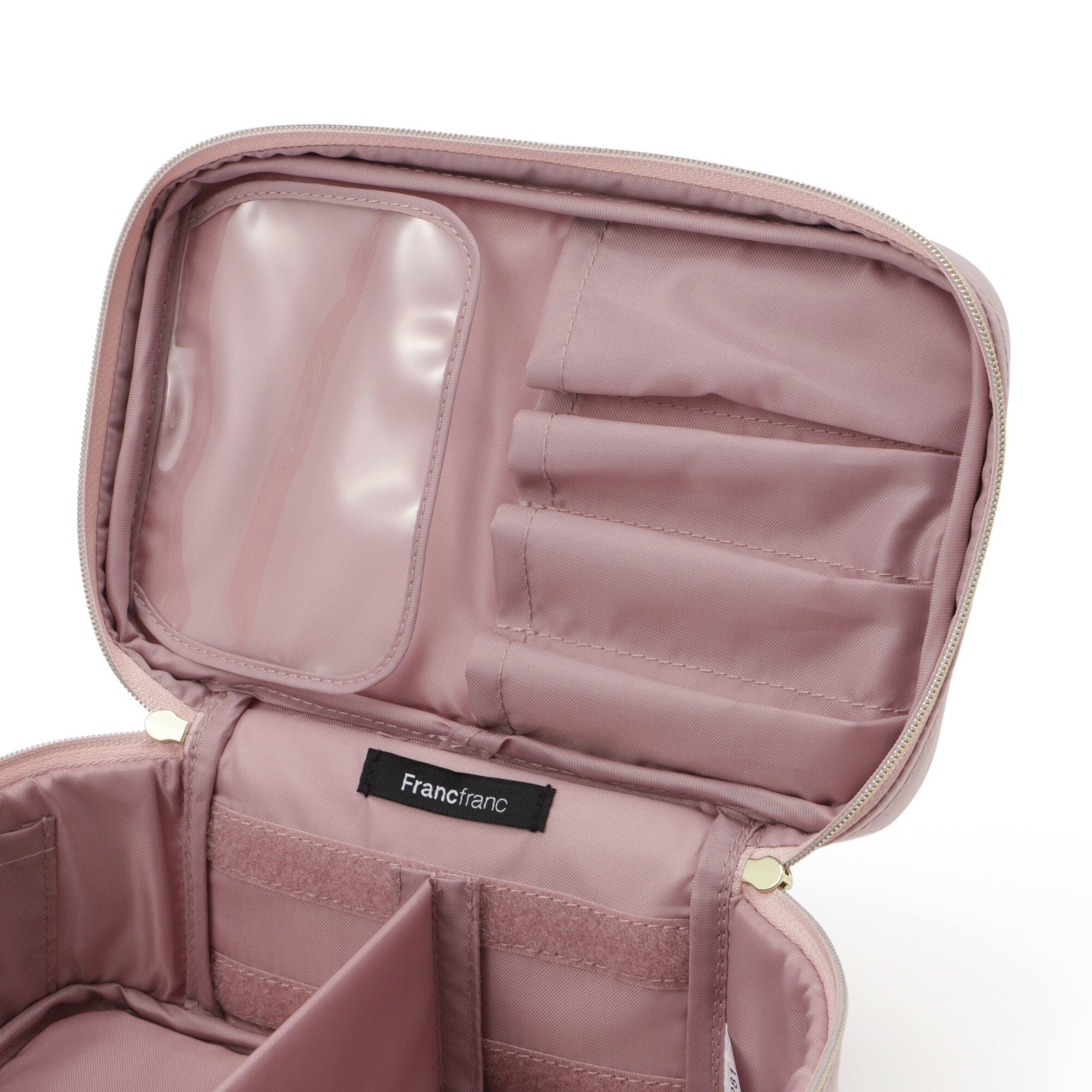 Frilly Vanity Pouch for Women - Small Pink Cosmetic Bag | Perfect for Makeup, Travel & Bridal Essentials Storage