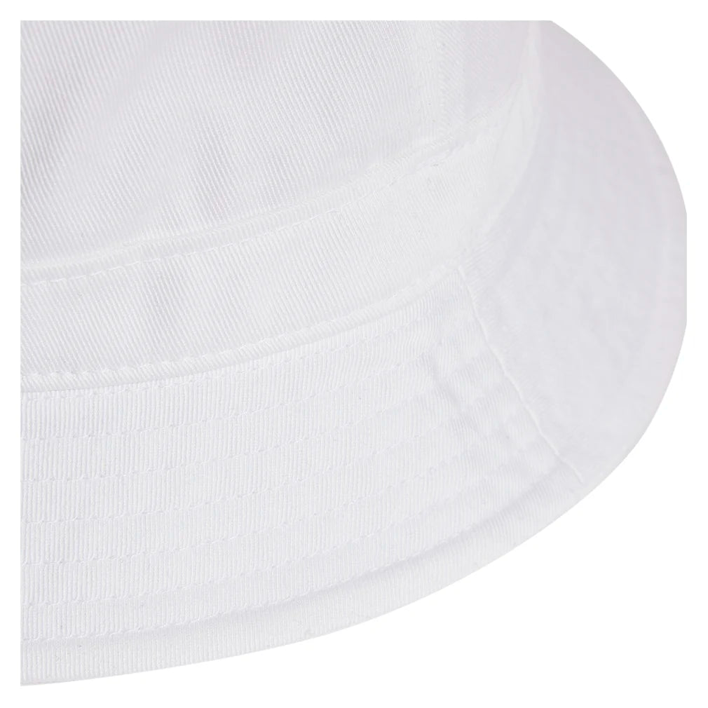 Adicolor Trefoil Bucket Hat for Women - White Adjustable Sun Hat for Outdoor Activities, Beach, Hiking & Summer Fashion