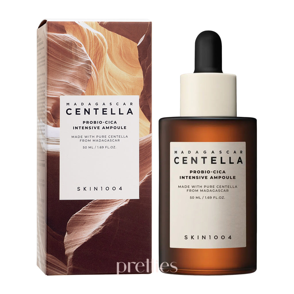 SKIN1004 Madagascar Centella Probio Cica Intensive Ampoule 50ml - Soothing & Hydrating Facial Serum for Sensitive Skin - Perfect for Daily Skincare Routine & Post-Treatment Care