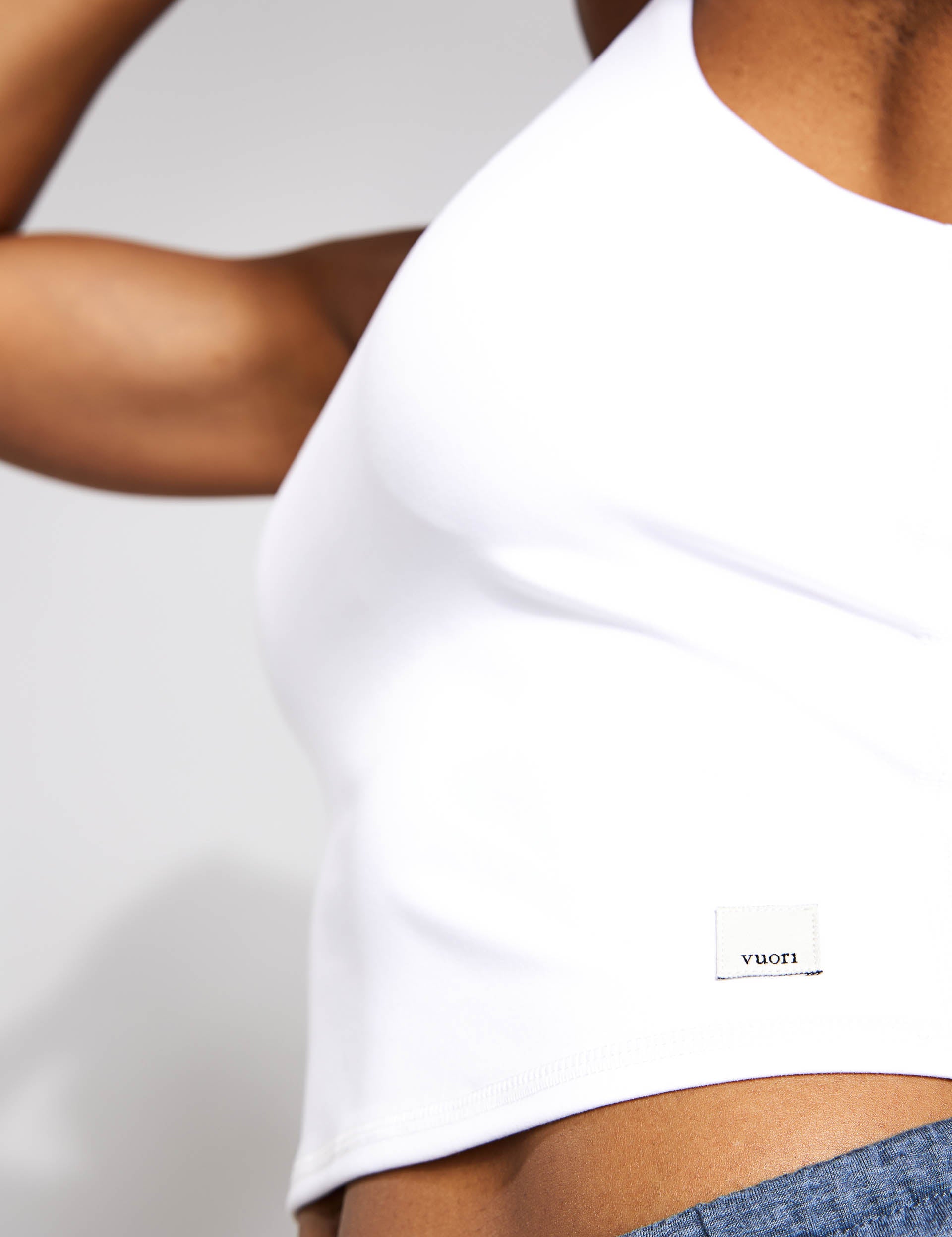 Women's White Daily Crop Top - Comfortable & Stylish for Yoga, Workouts & Casual Wear