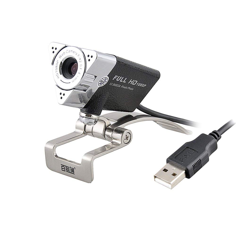 MASO 1080P HD Webcam with Built-in Microphone - USB 2.0 Computer Camera for Laptop Desktop PC - Perfect for Zoom Meetings, Online Classes, Video Conferencing & Remote Work