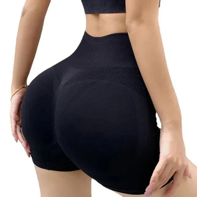 High Waist Yoga Shorts for Women - Workout Gym Shorts, Fitness Biker Shorts with Push Up Design | Perfect for Yoga, Running, Cycling & Lounge Wear