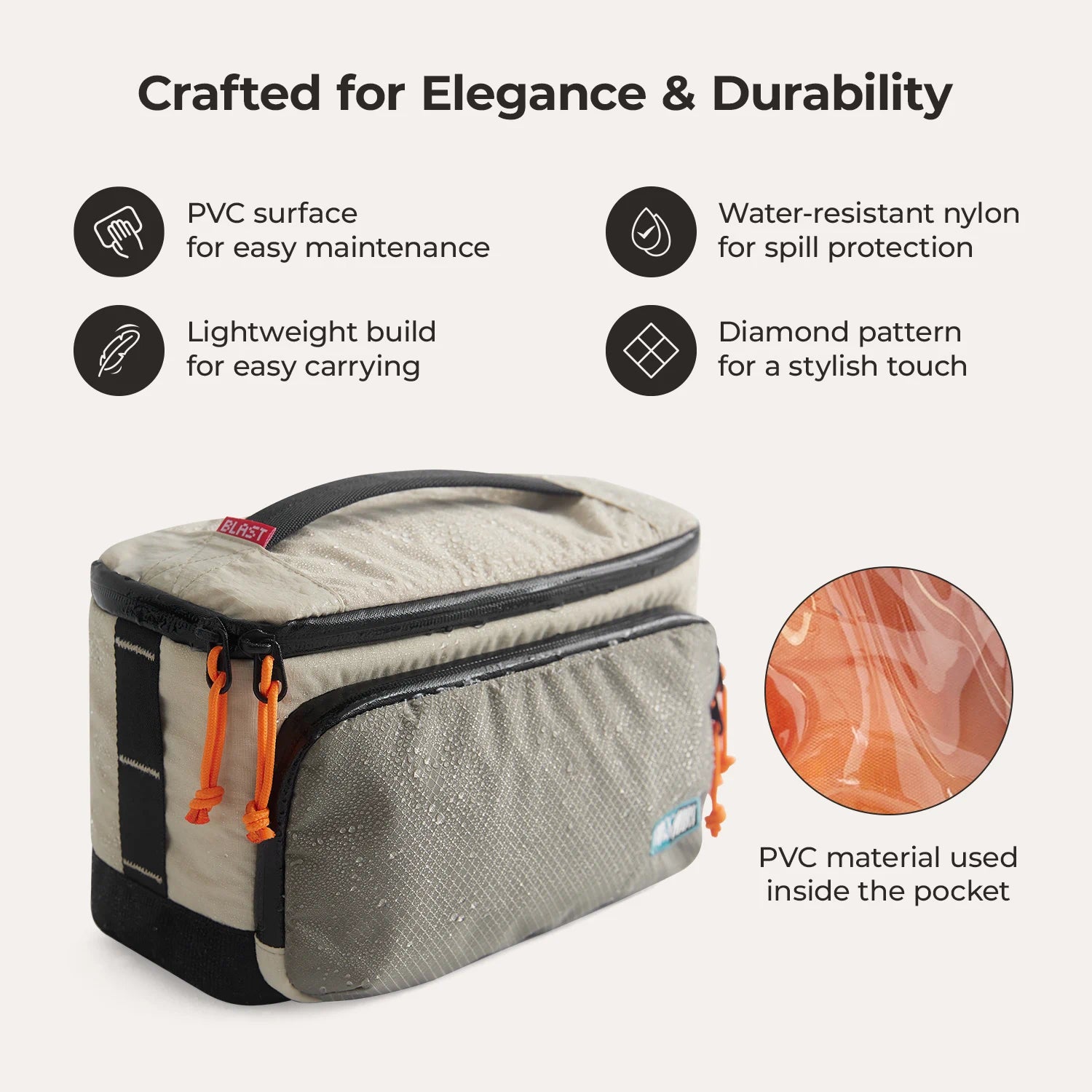 Blast 4.5L Hanging Toiletry Bag for Travel - Waterproof Cosmetic Organizer with Multiple Pockets for Bathroom Essentials | Perfect for Camping, Gym & Business Trips