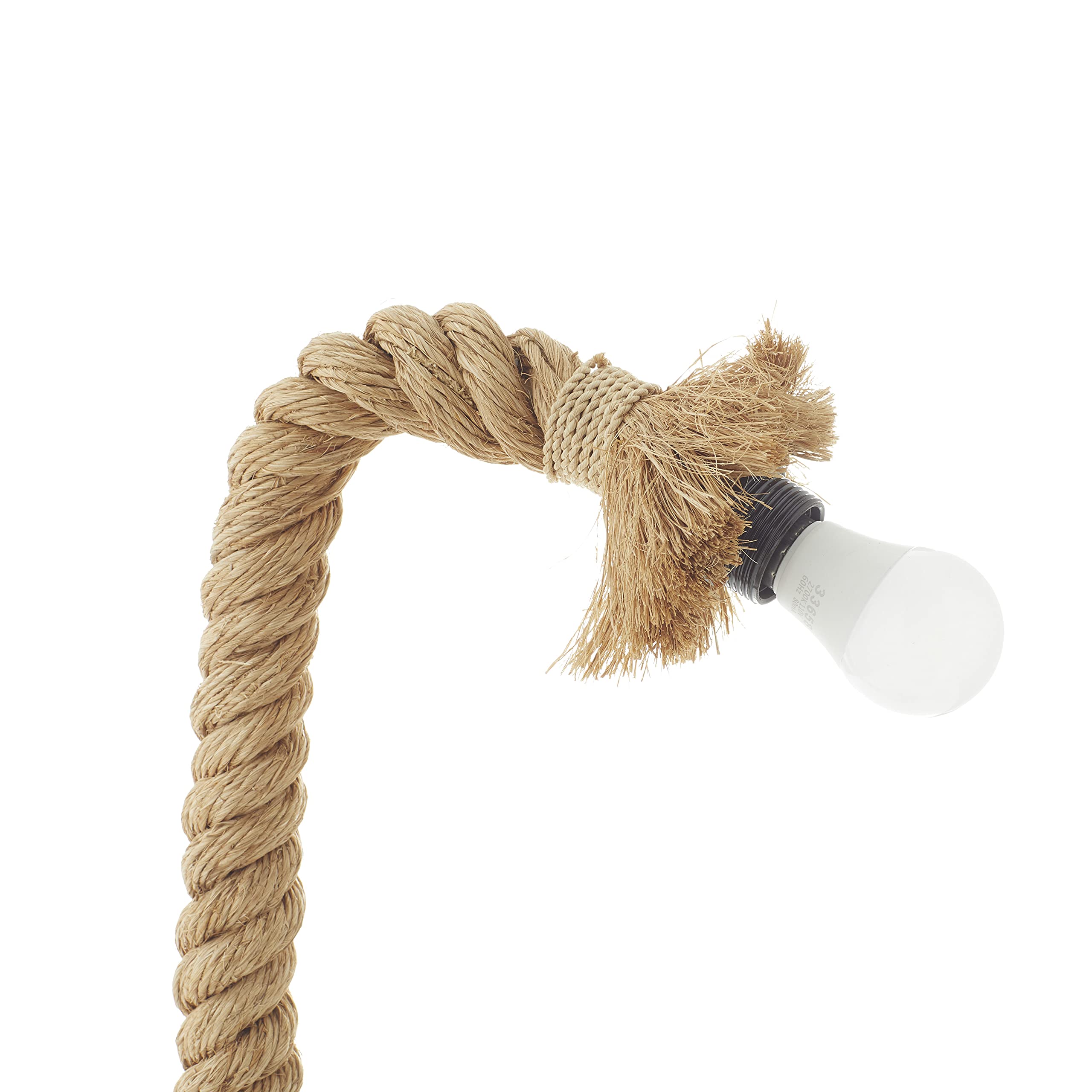 Handmade Jute Rope Desk Lamp - 11