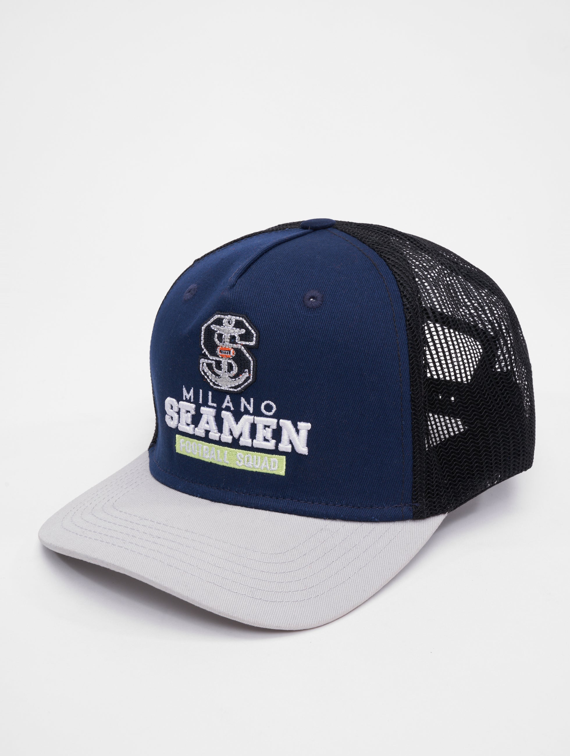 Milano Seamen Contrast Trucker Cap - Stylish Adjustable Baseball Hat for Men & Women - Perfect for Outdoor Sports, Casual Wear & Fashion Accessories