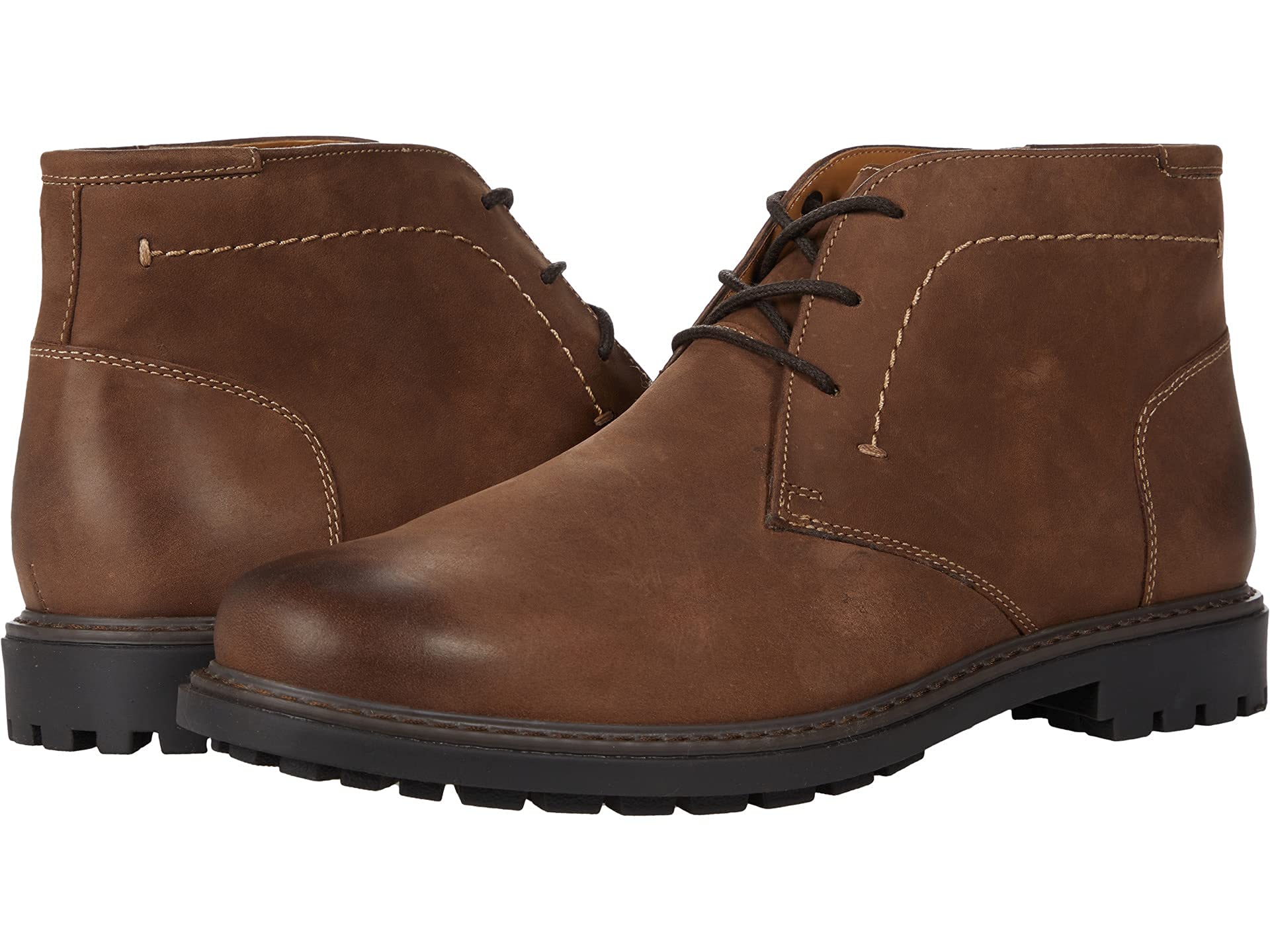 Florsheim Men's Plain Toe Chukka Boots - Comfortable Leather Casual & Dress Shoes for Work, Outdoor & Everyday Wear