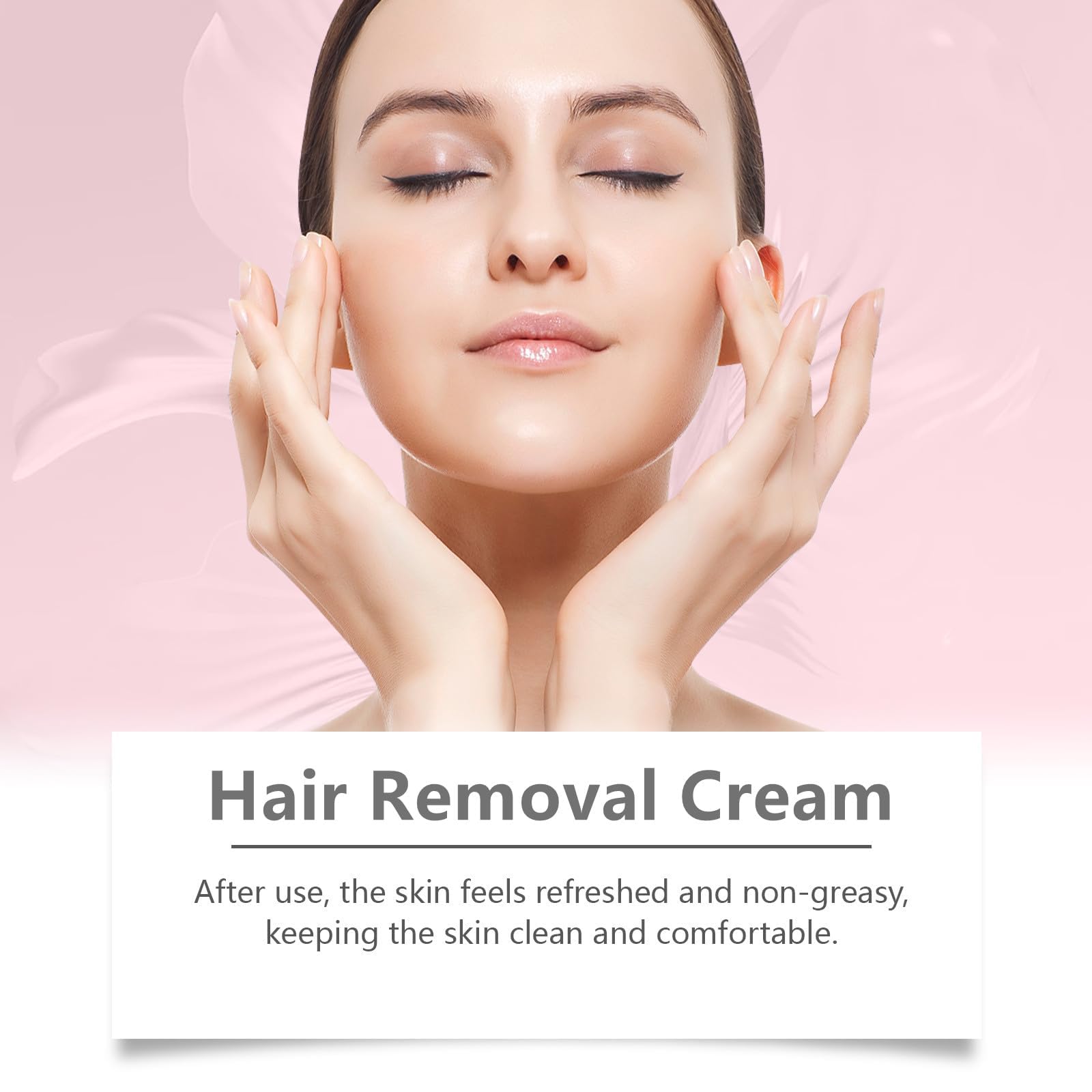 Auures Painless Hair Removal Cream for Women - 2025 New Facial Hair Removal Kit with Scraper | Smooth Skin for Face, Legs & Bikini Area | At-Home Hair Removal Solution