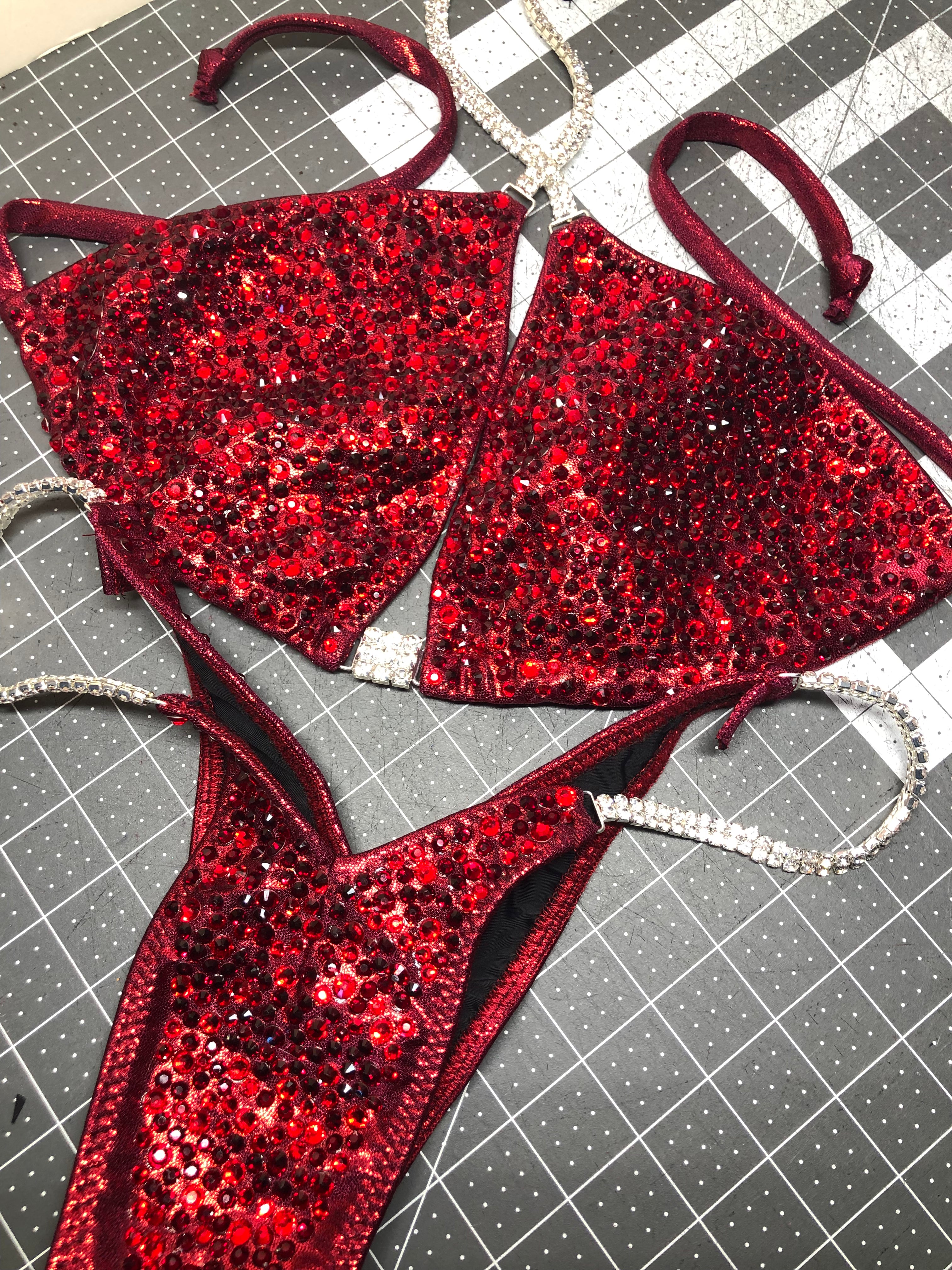 Premium Wellness Connectors in Burgundy Red - Perfect for Yoga, Fitness, and Holistic Healing Accessories