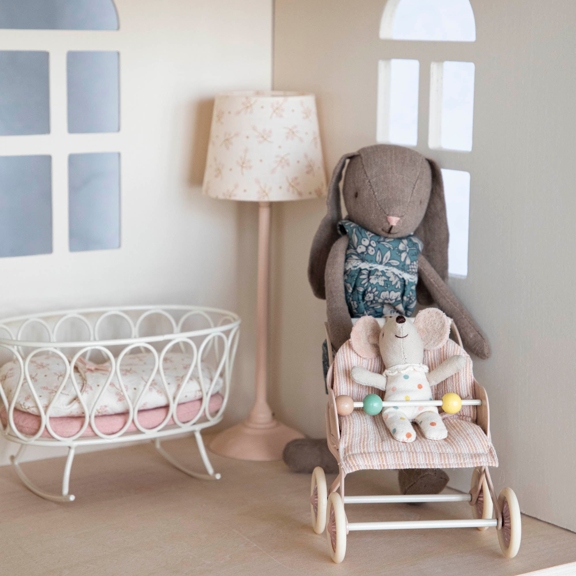 Cute Bunny Plush Toy with Dress - Size 1 - Perfect for Easter Gifts, Baby Showers & Nursery Decor
