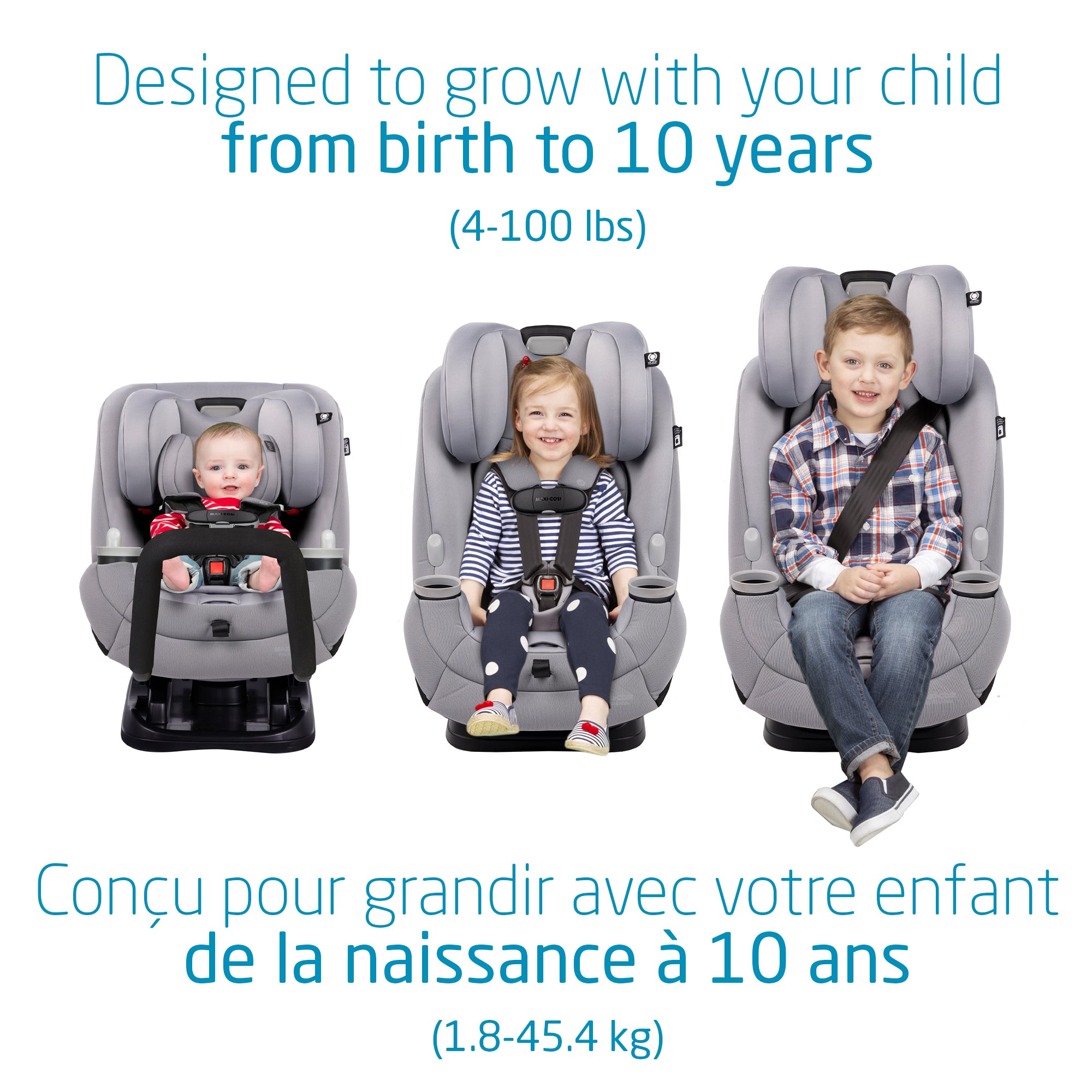 Maxi Cosi Pria All-in-One Convertible Car Seat for Infants & Toddlers - Safe & Comfortable 3-in-1 Design for Rear-Facing, Forward-Facing & Booster - Perfect for Travel, Daily Commute & Family Road Trips