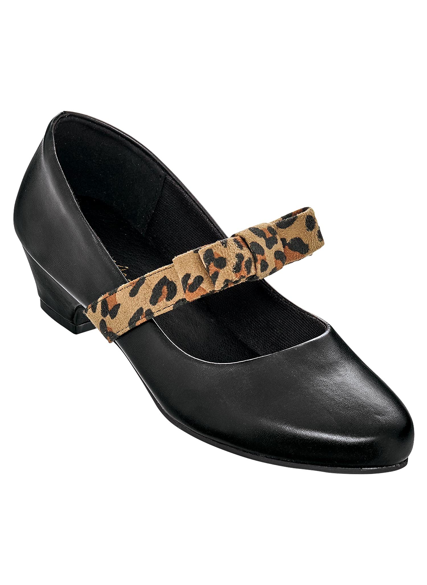 AmeriMark Women's Comfortable Anita Mary Jane Pumps - Classic Low Heel Dress Shoes for Work, Office & Formal Occasions