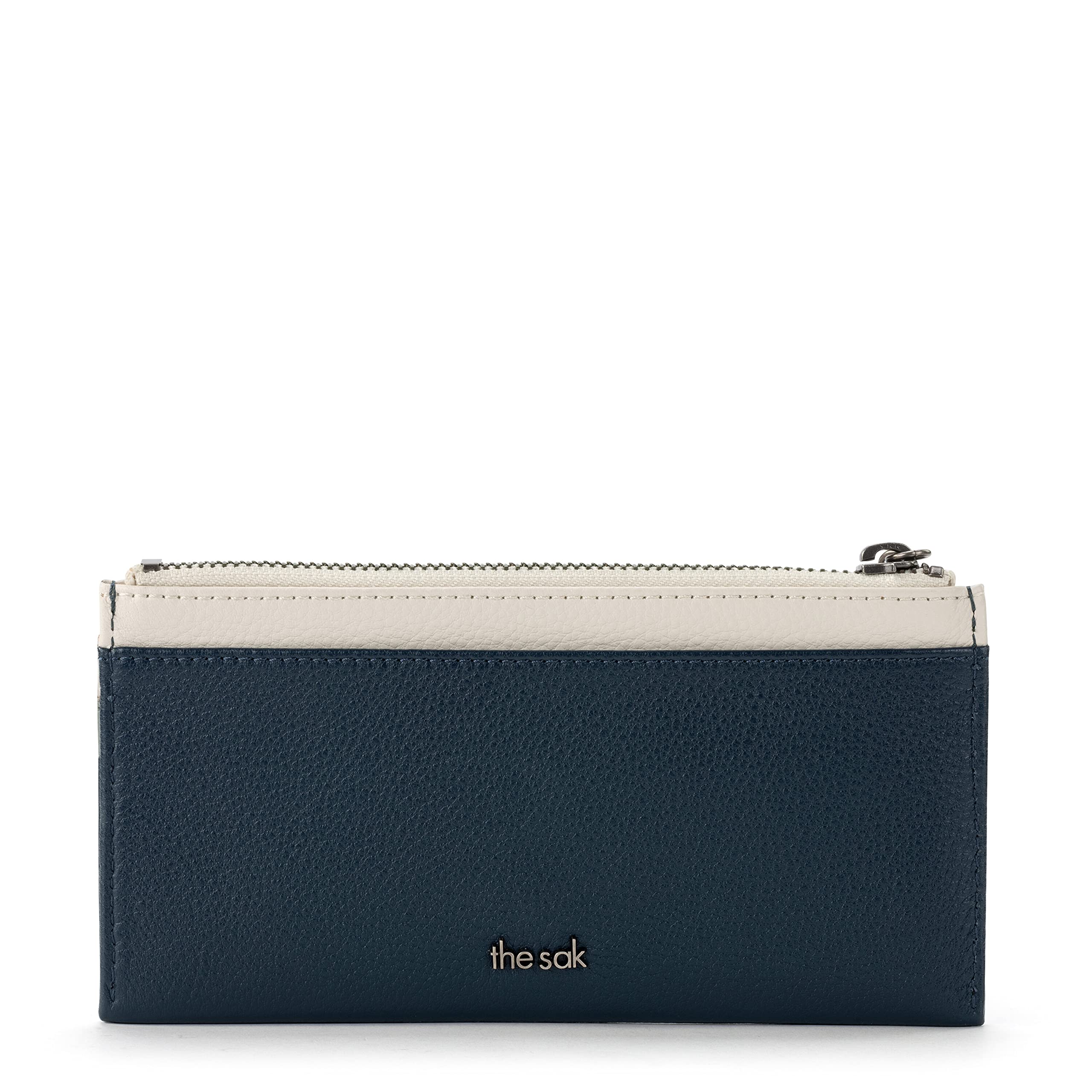 The Sak Women's Neva Large Leather Card Wallet - RFID Blocking Slim Wallet for Credit Cards & ID - Perfect for Travel, Work & Everyday Use