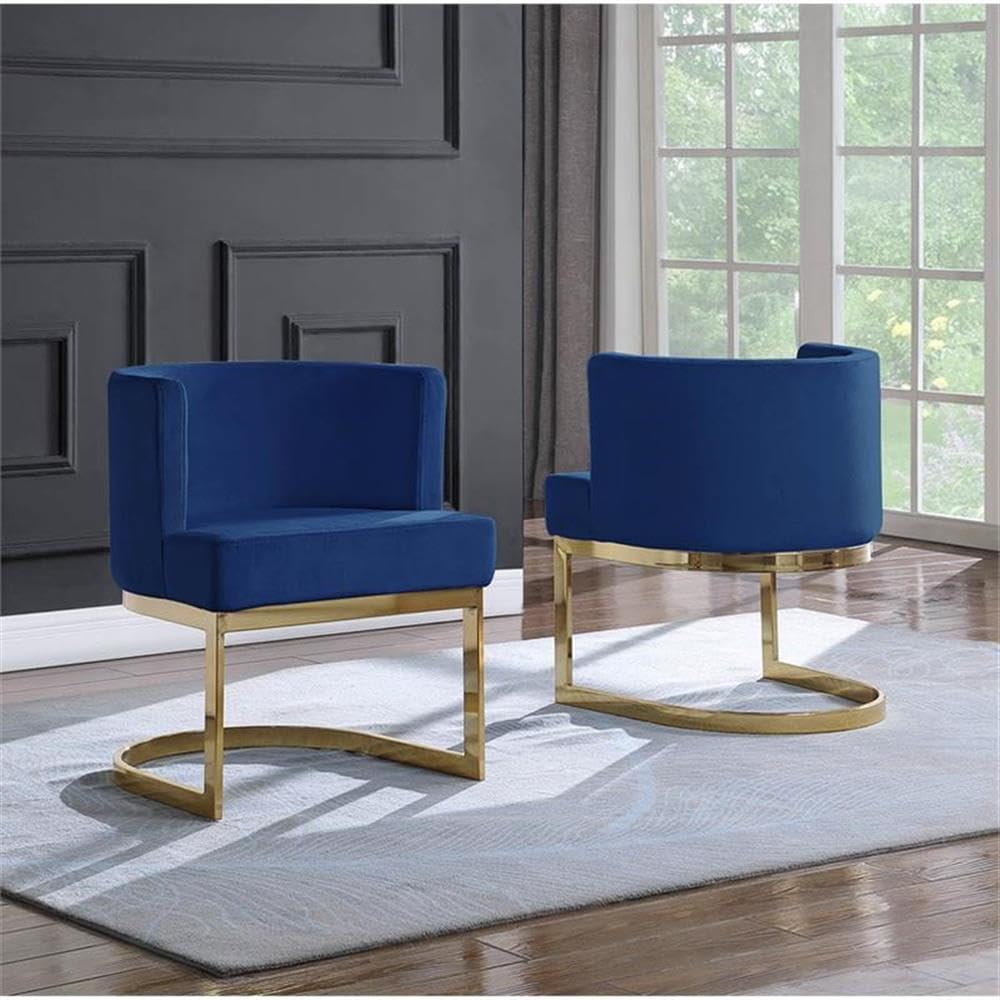Premium Navy Blue Side Chair - Sturdy & Comfortable Dining Room Furniture for Home, Office, or Restaurant Use