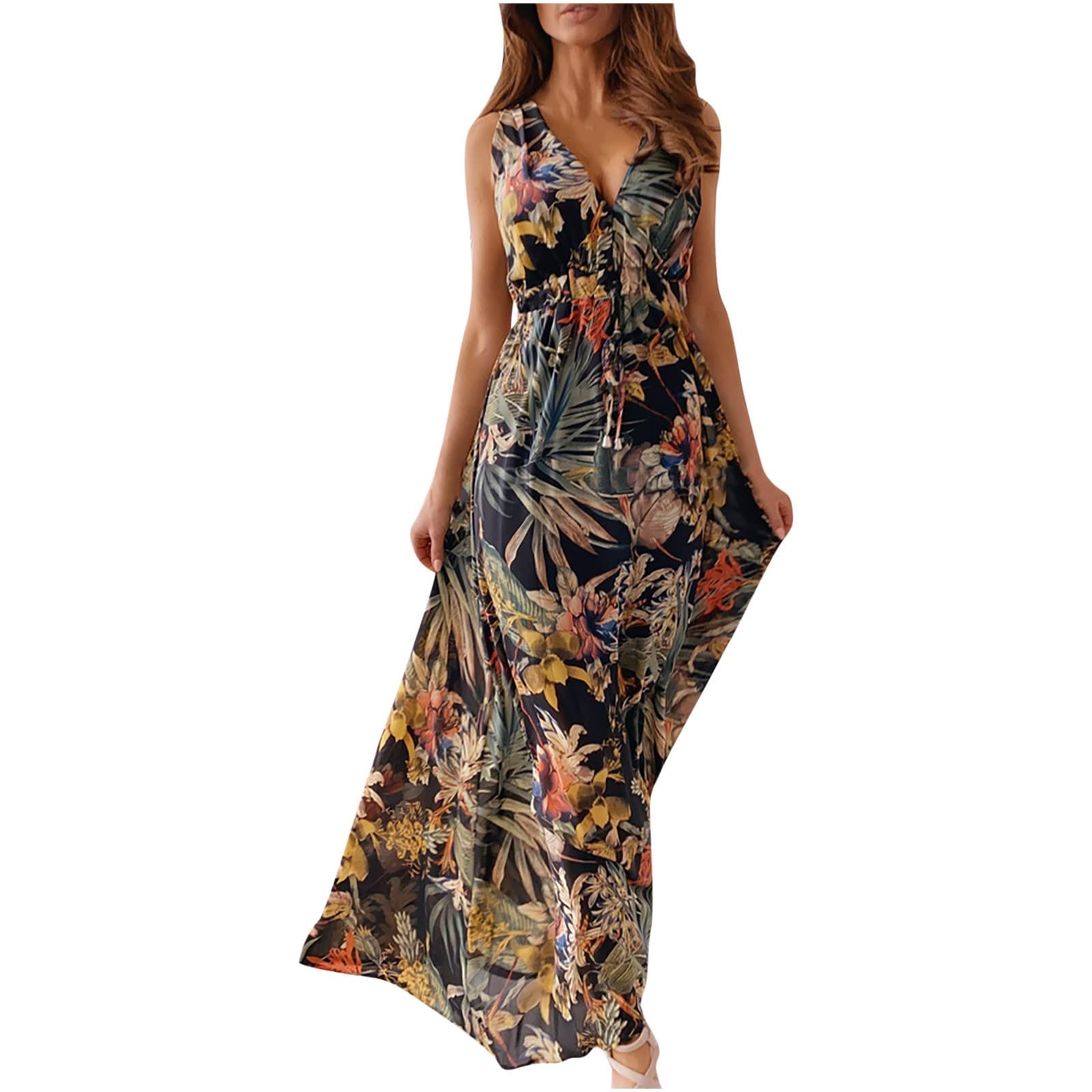 Oelaio Women's 3/4 Sleeve Wedding Guest Dress - Wrinkle Free Travel Dress for Women & Girls (Size 5-6) - Perfect for Weddings, Parties & Vacation Outfits