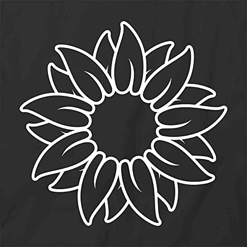 Sunflower Graphic T-Shirt for Women & Men - Black Printed Cotton Tee | Casual Summer Outfit, Festival Wear, Street Style Fashion