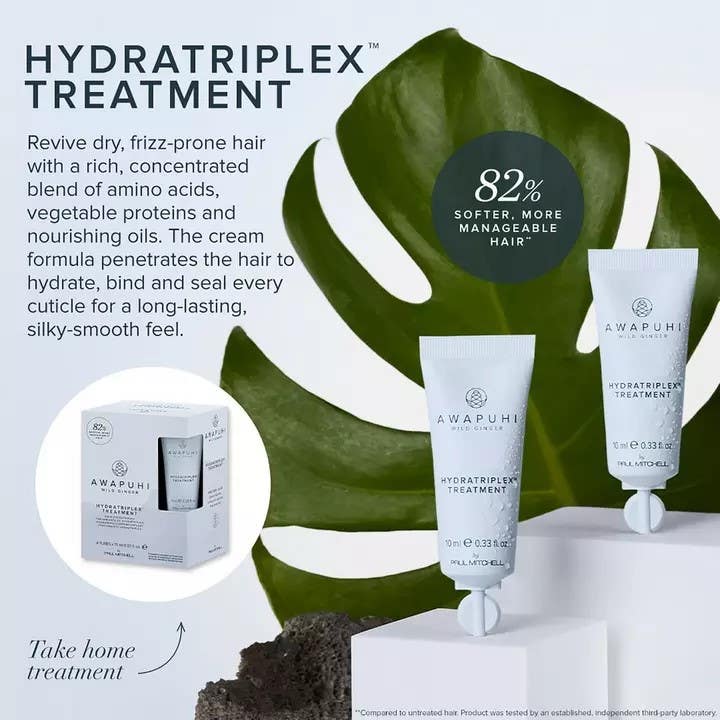 HydraTriplex Treatment - Advanced 3-in-1 Hair Care Solution for Dry, Damaged Hair | Salon-Quality Deep Conditioning at Home | Perfect for Daily Use, Post-Color Treatment & Heat Styling Recovery