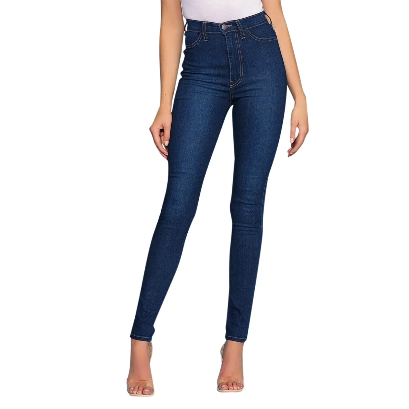 Best High Waist Skinny Jeans for Women - Totally Shaping Slim Leg Denim Pants with Super Stretch | Perfect for Work, Date Night & Casual Outfits