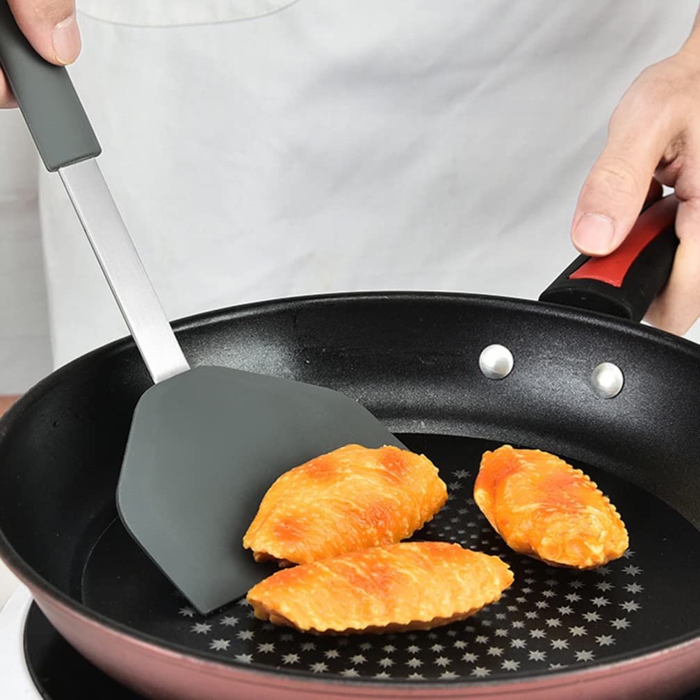 Premium Silicone Spatula Set - Non-Stick Heat-Resistant Kitchen Utensils for Baking, Cooking & Mixing - Stainless Steel Core Cooking Spatulas - Perfect for Woks, Pans & Food Prep - Essential Kitchen Gadgets for Home Chefs