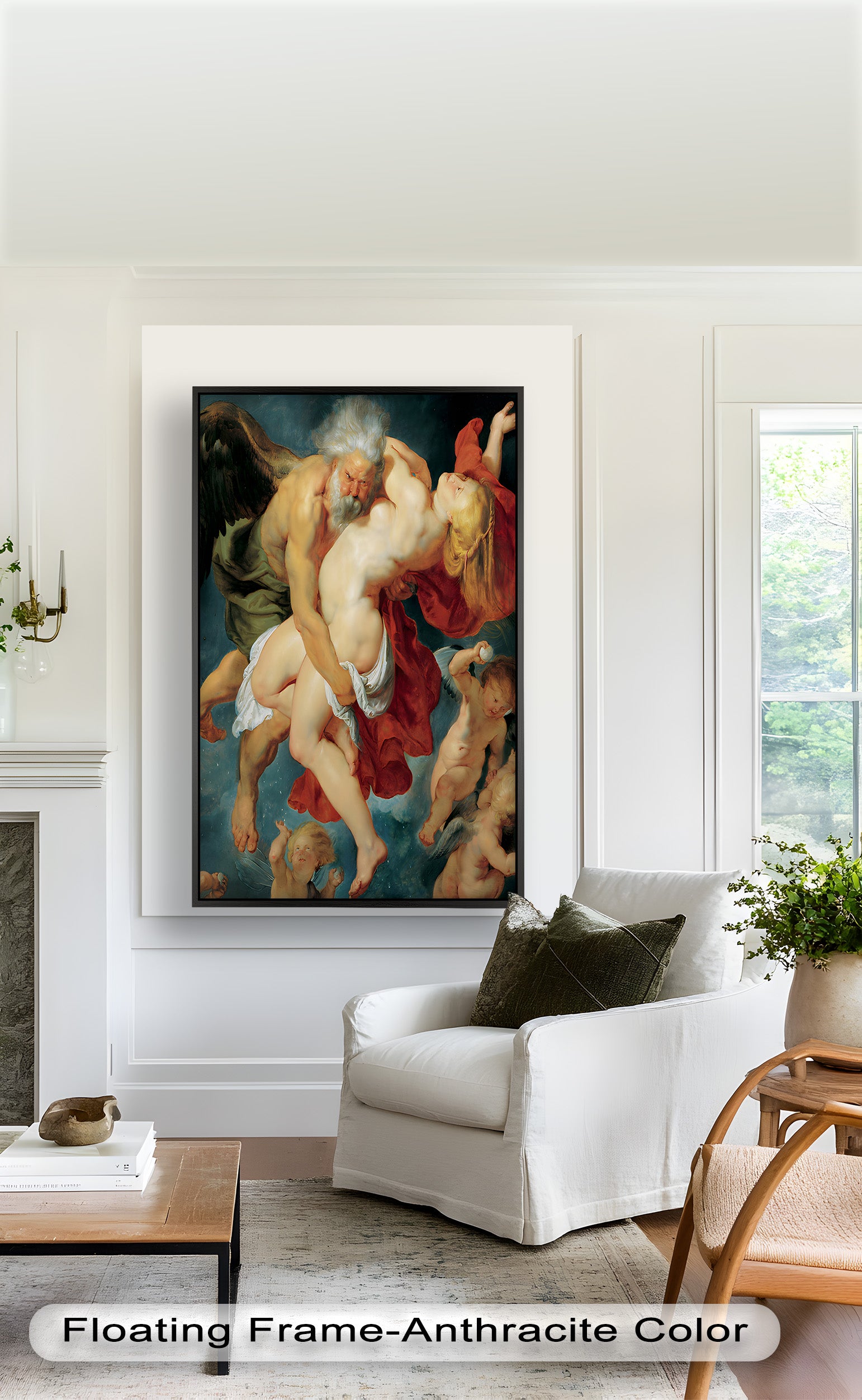 Abduction of Psyche - Mythological Renaissance Nude Oil Painting Reproduction | Classic Art Wall Decor for Living Room, Bedroom & Office