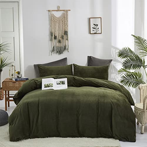 1-army Green Velvet