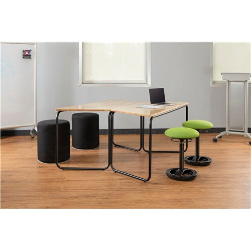 Safco Twixt Mid Active Seating Chair - Adjustable Height Ergonomic Office Chair for Standing Desks - Perfect for Home Office, Coworking Spaces & Productivity Workstations