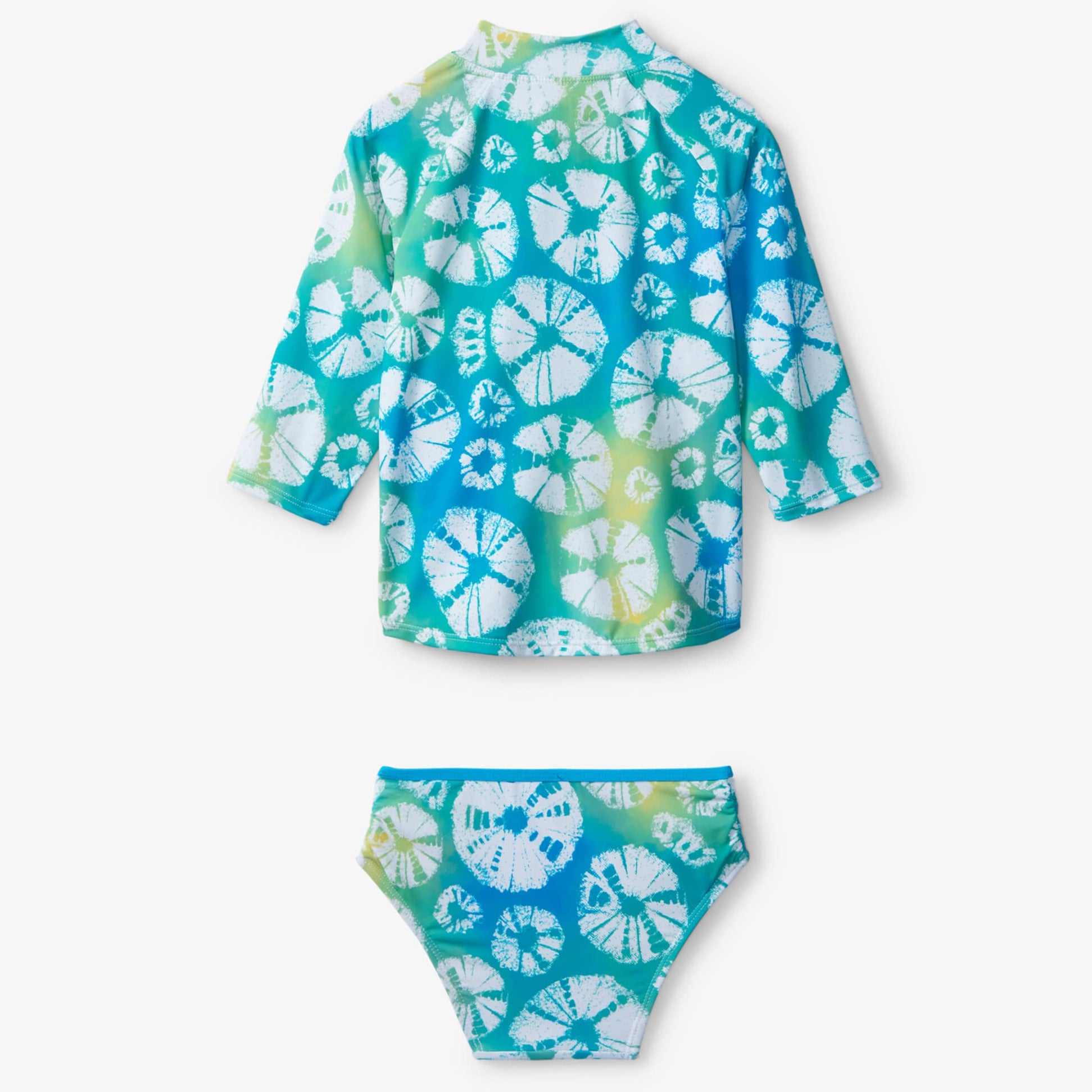 Hatley Watermelon Tie Dye Rashguard Set for Kids - UV Protection Swim Shirt & Shorts - Perfect for Beach, Pool & Summer Water Activities